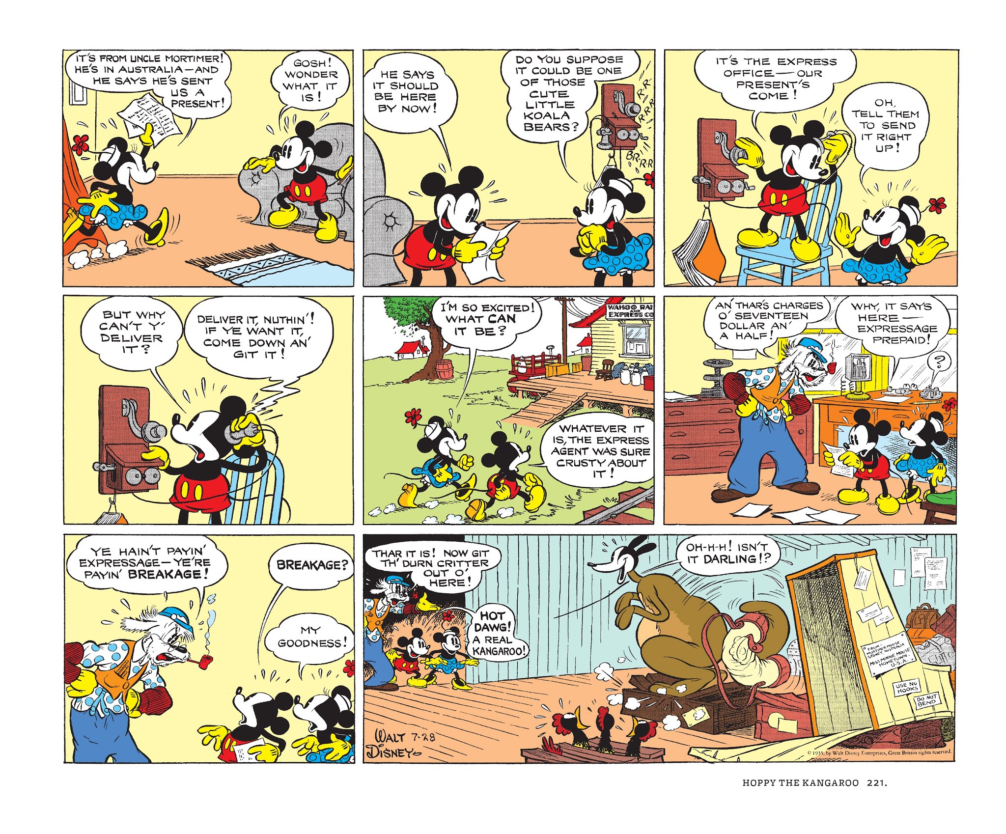 Read online Walt Disney's Mickey Mouse Color Sundays comic -  Issue # TPB 1 (Part 3) - 21