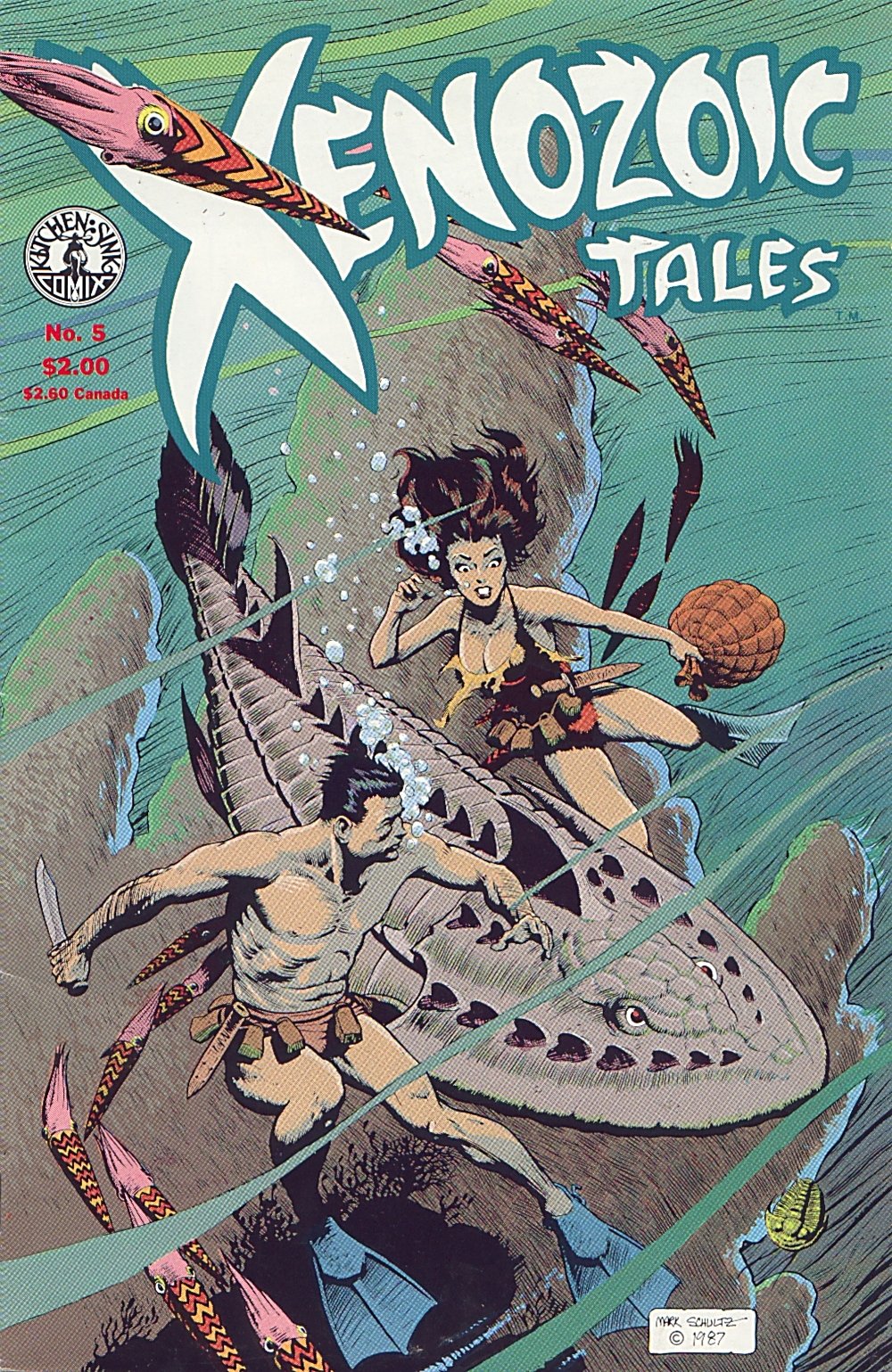 Read online Xenozoic Tales comic -  Issue #5 - 2