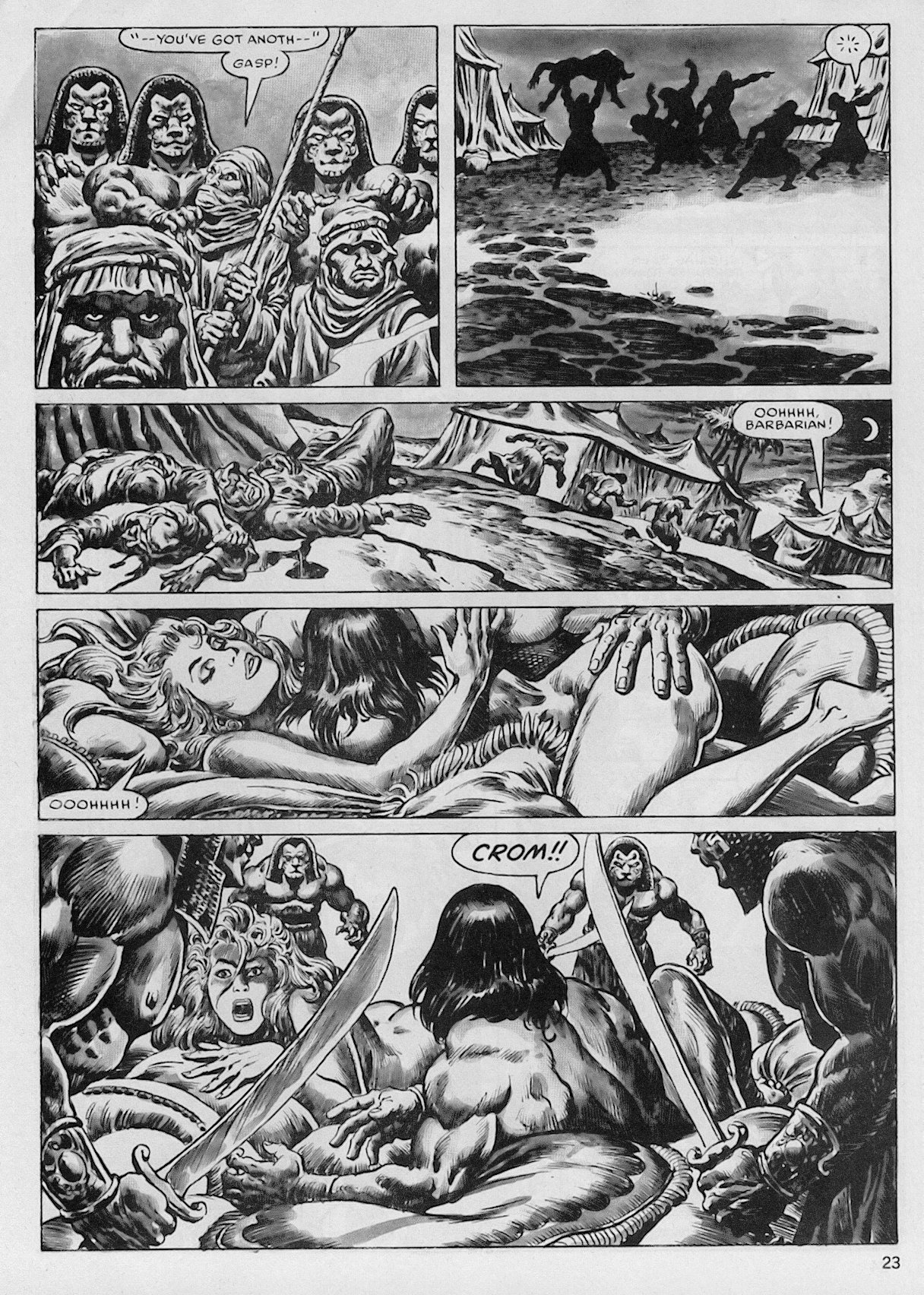 Read online The Savage Sword Of Conan comic -  Issue #102 - 23