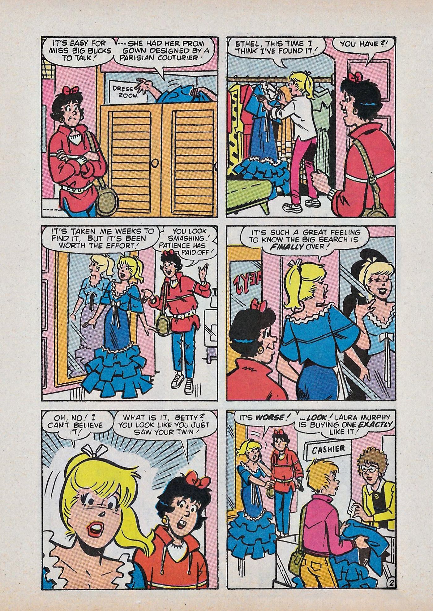 Read online Betty and Veronica Digest Magazine comic -  Issue #56 - 94