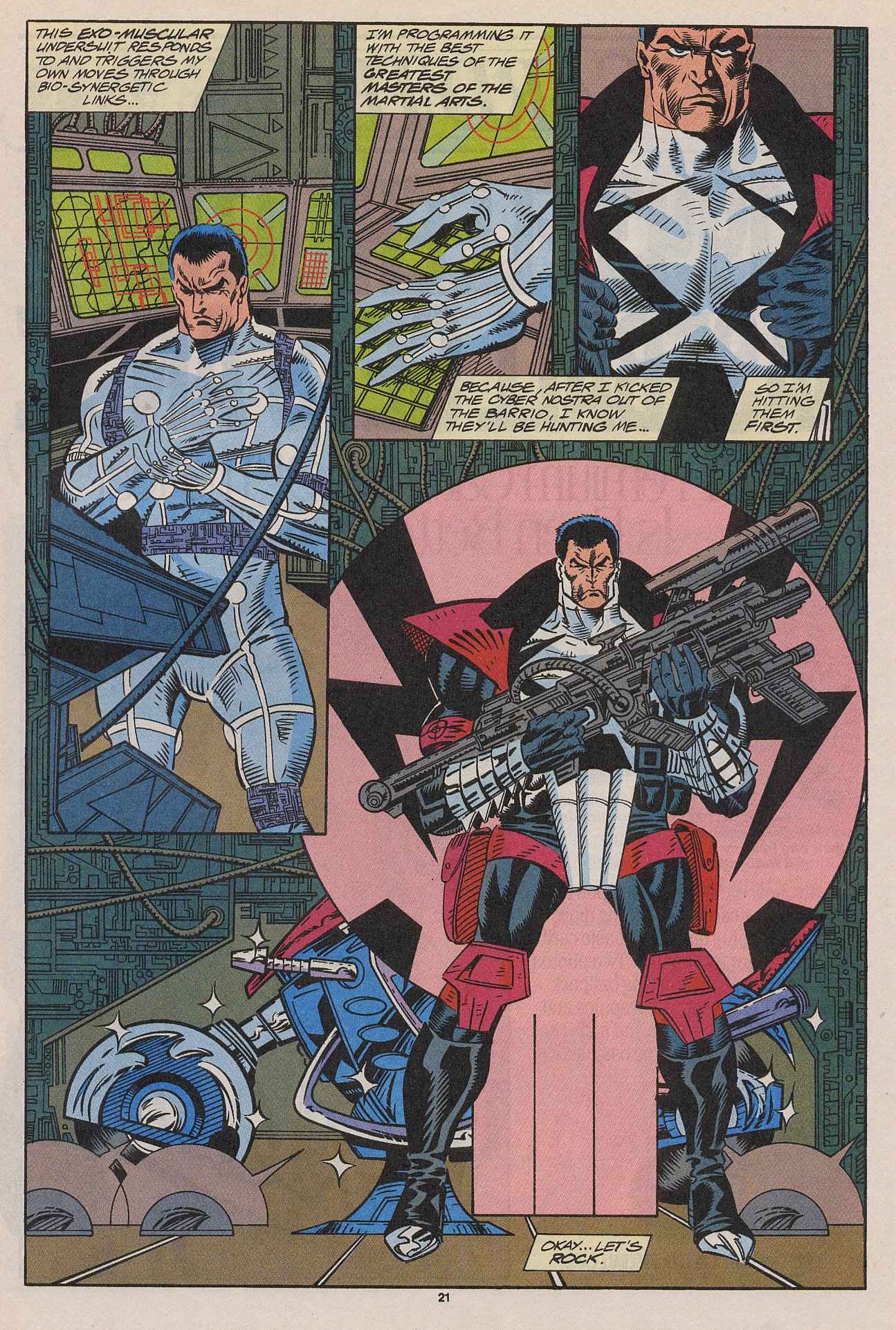 Read online Punisher 2099 comic -  Issue #5 - 20