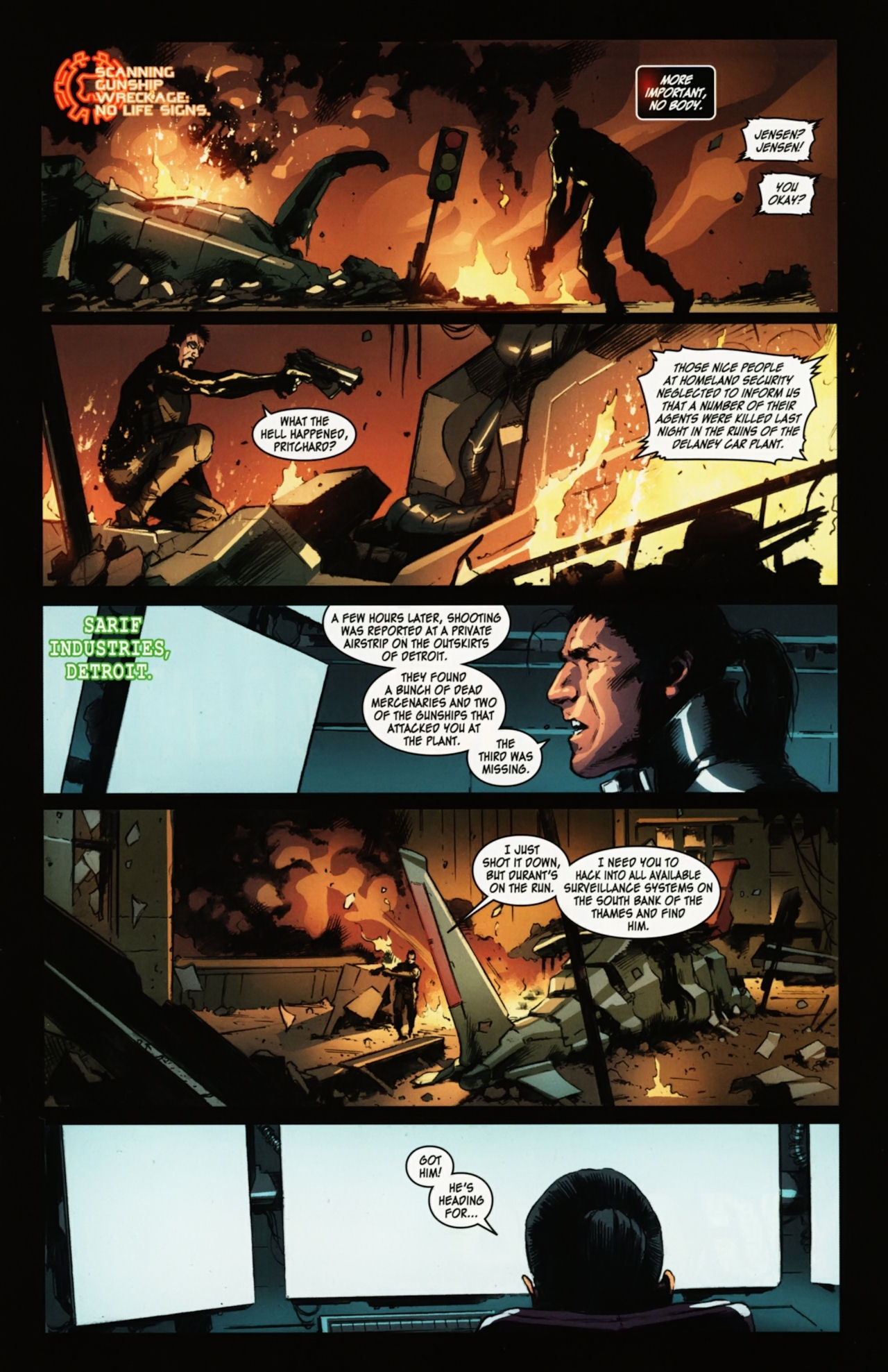 Read online Deus Ex comic -  Issue #6 - 15