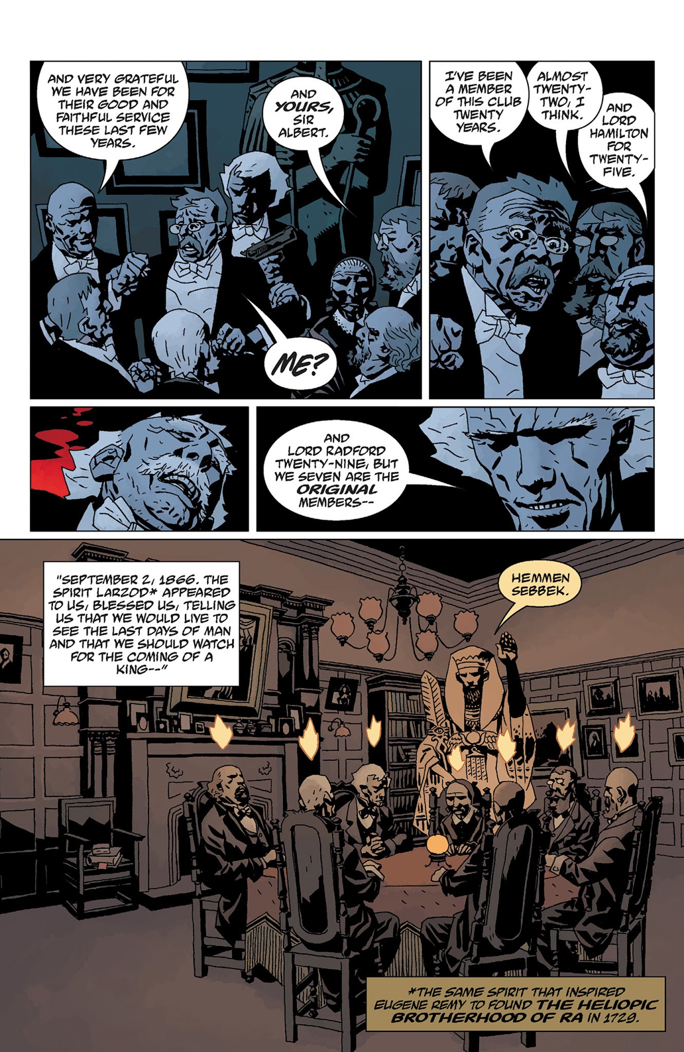 Read online Hellboy: The Wild Hunt comic -  Issue # TPB - 175