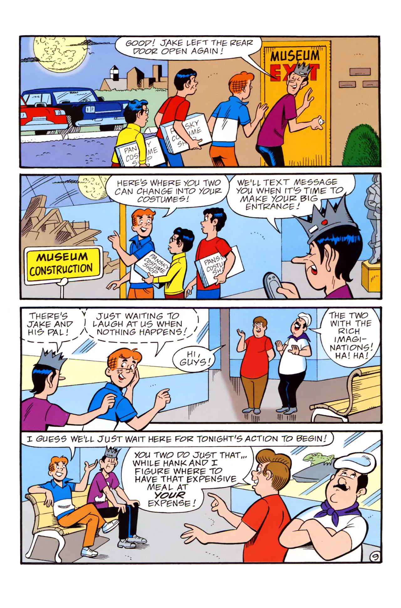 Read online Archie: "The Mystery of the Museum Sleep-In" comic -  Issue # Full - 11