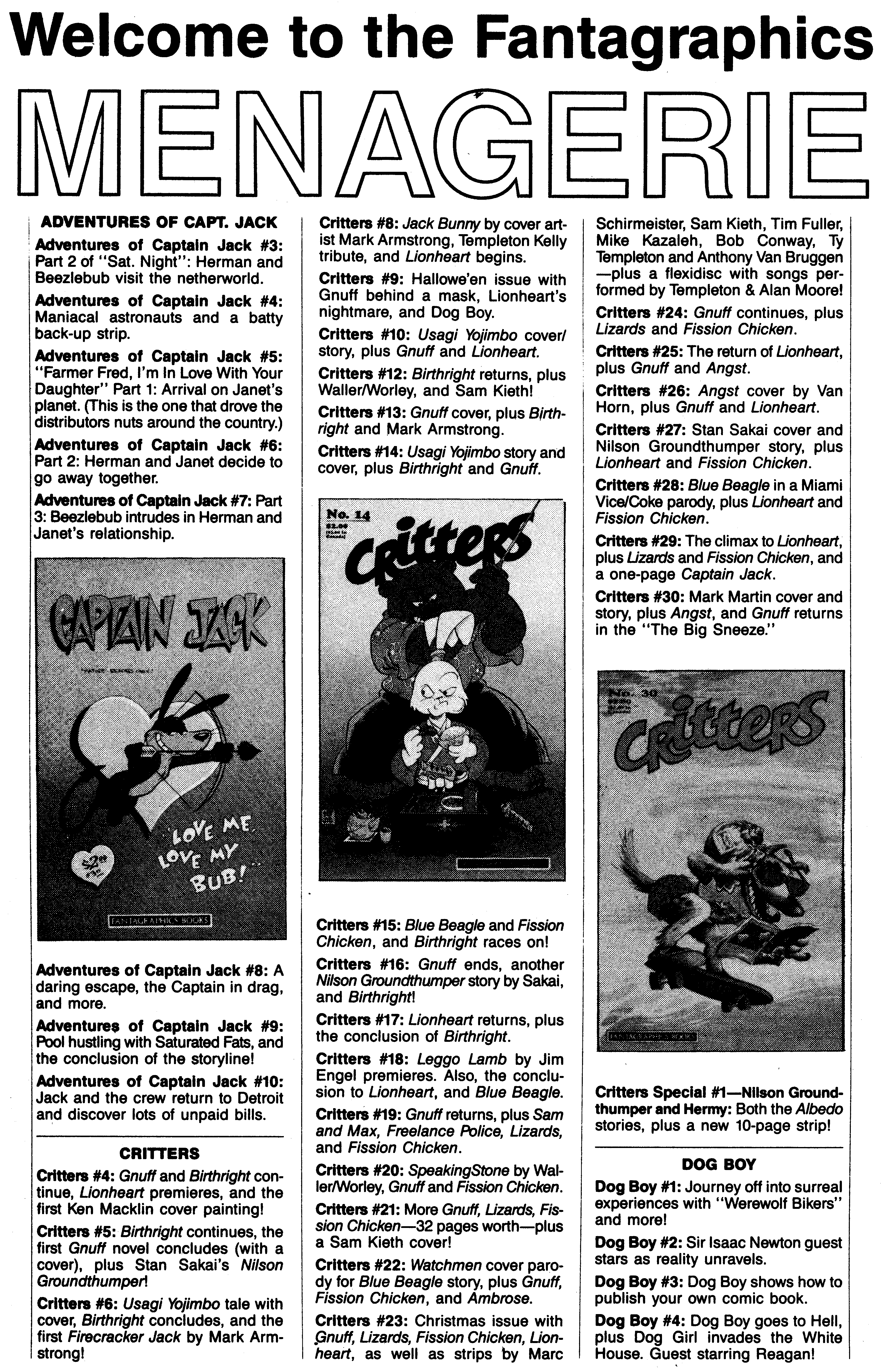 Read online Critters comic -  Issue #29 - 34