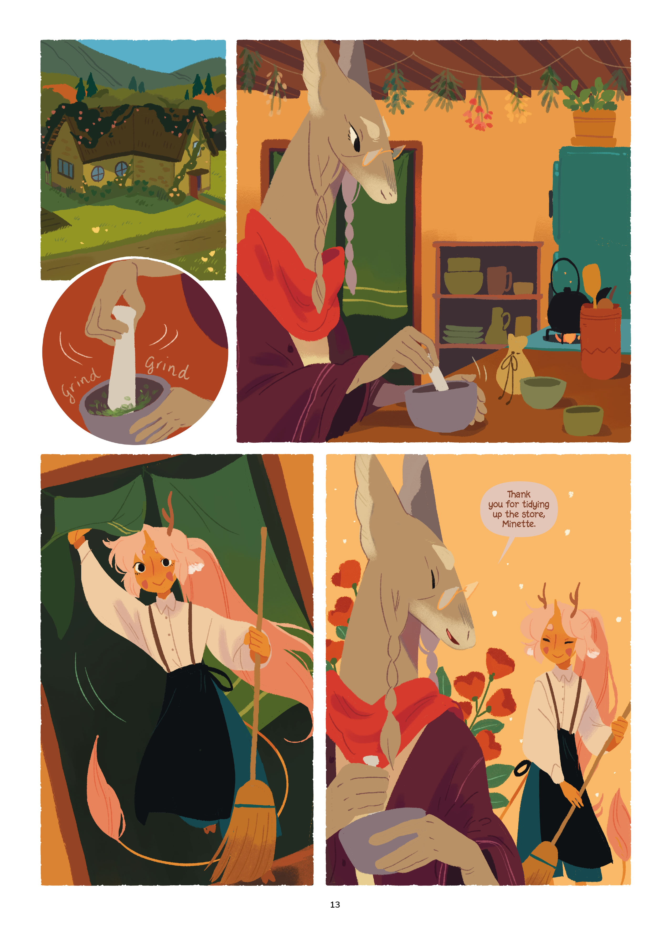 Read online The Tea Dragon Series comic -  Issue # The Tea Dragon Tapestry - 14