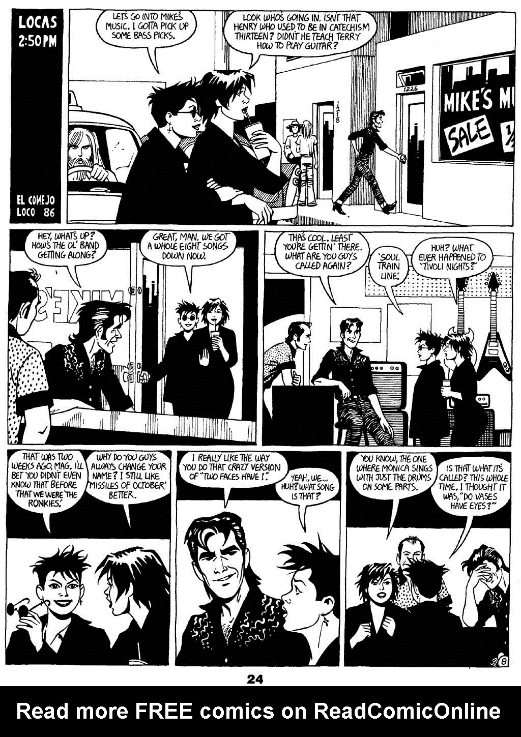 Read online Love and Rockets (1982) comic -  Issue #18 - 26
