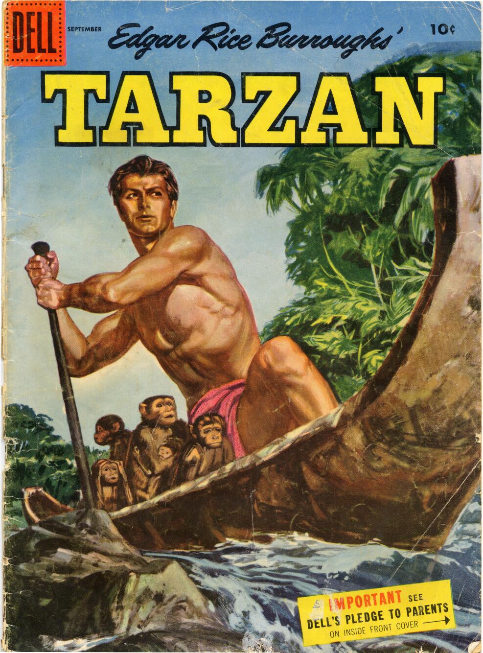 Read online Tarzan (1948) comic -  Issue #72 - 1