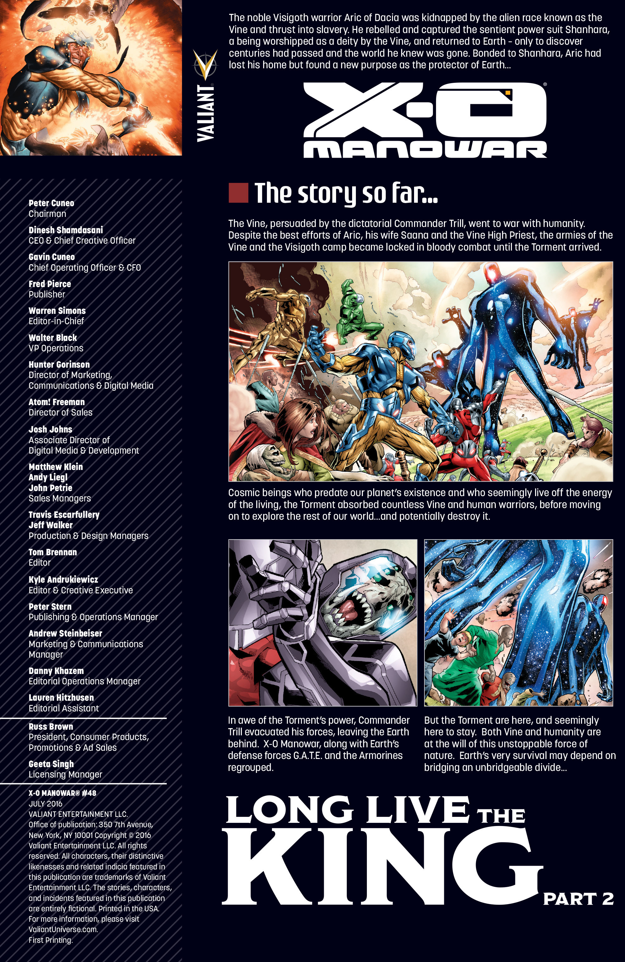 Read online X-O Manowar (2012) comic -  Issue #48 - 2
