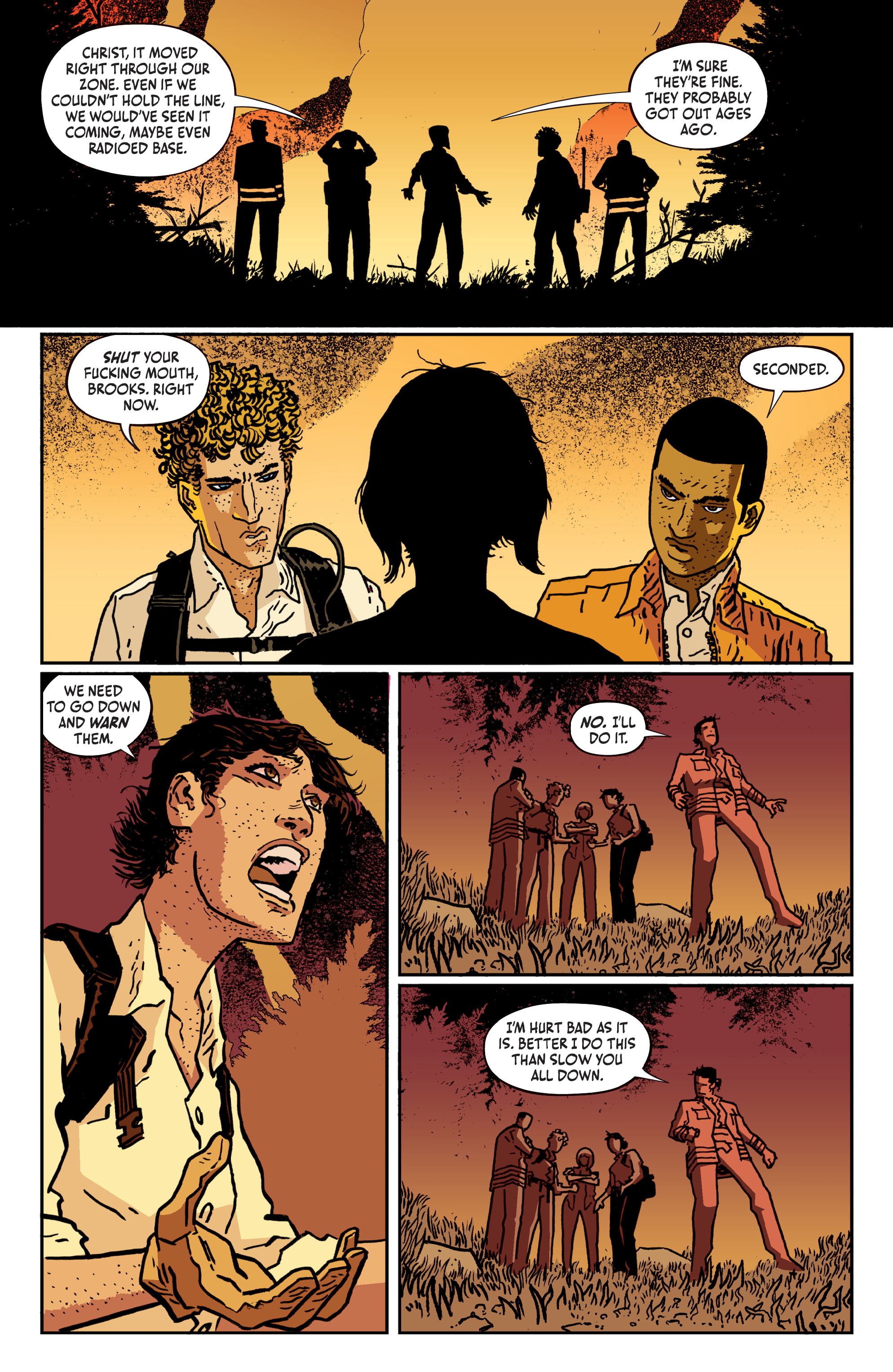 Read online Dark Spaces: Wildfire comic -  Issue #5 - 17