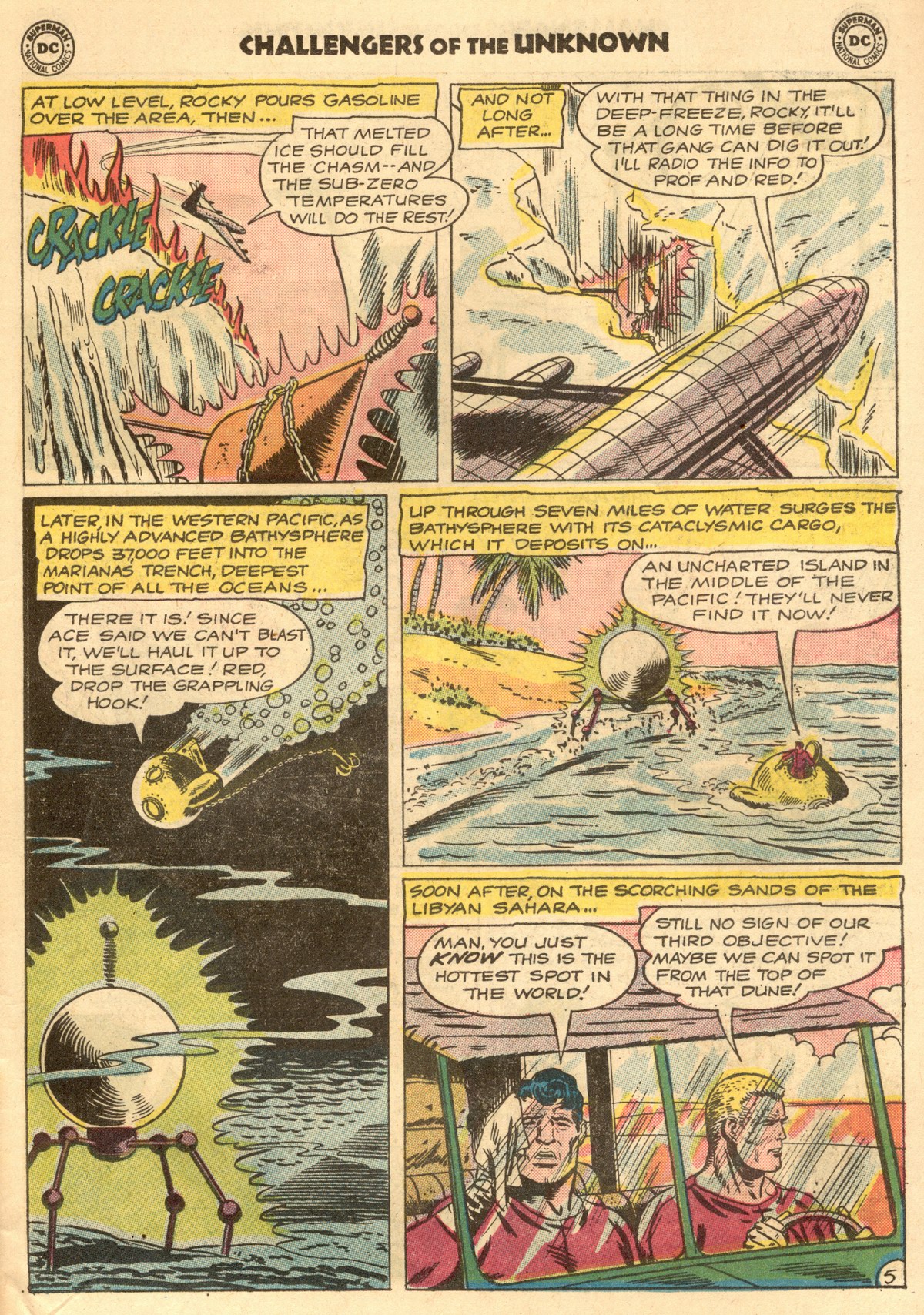 Challengers of the Unknown (1958) Issue #29 #29 - English 7
