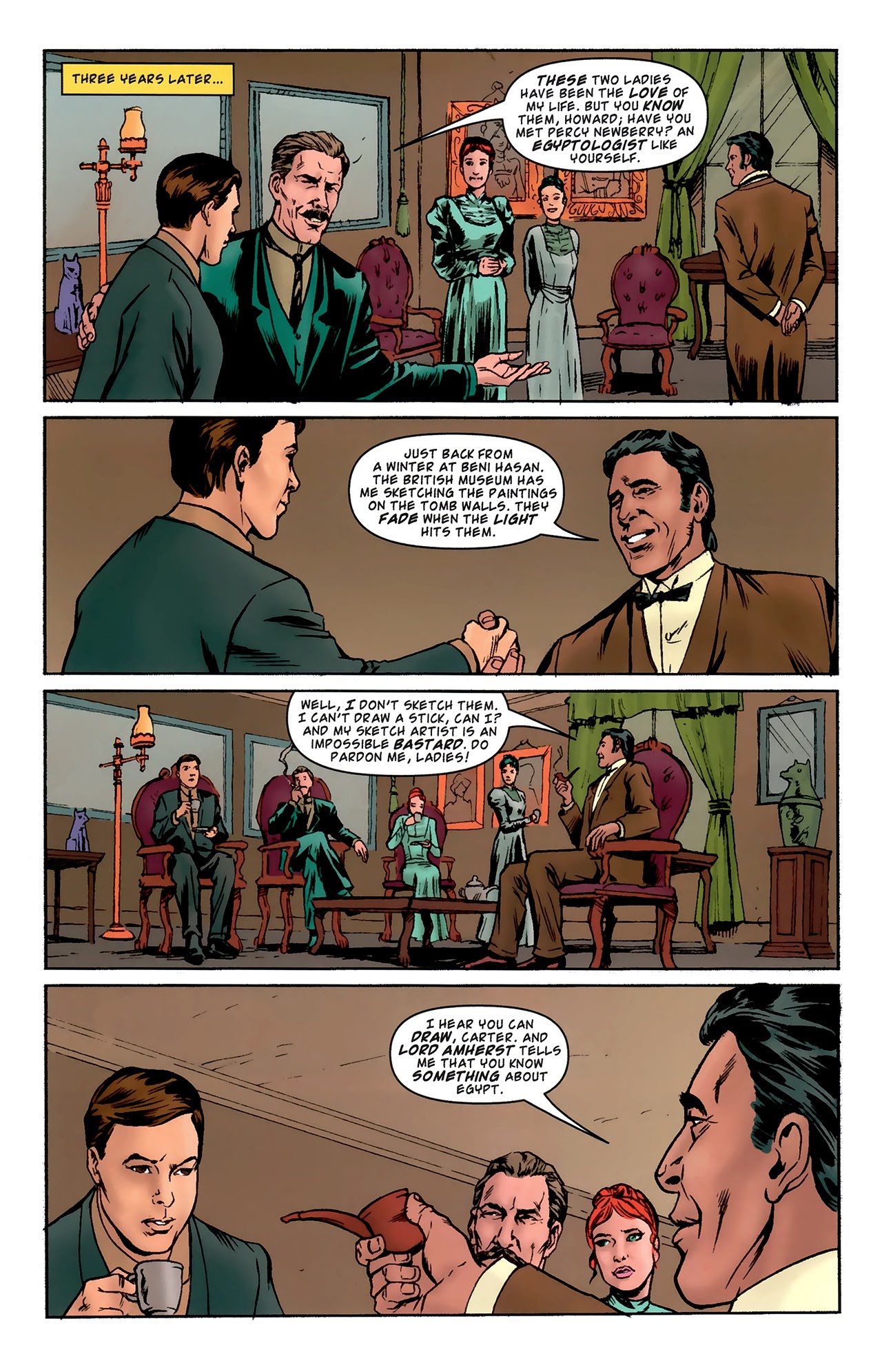 Read online The Murder of King Tut comic -  Issue #1 - 9