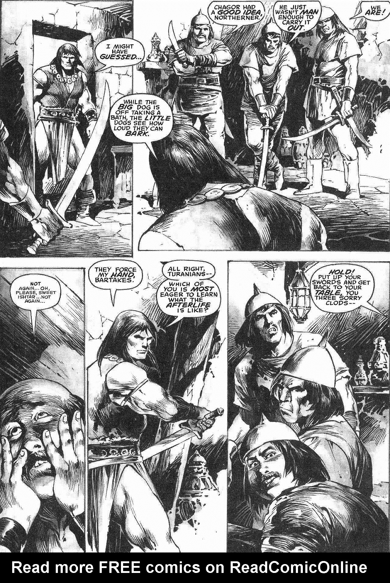 Read online The Savage Sword Of Conan comic -  Issue #208 - 39