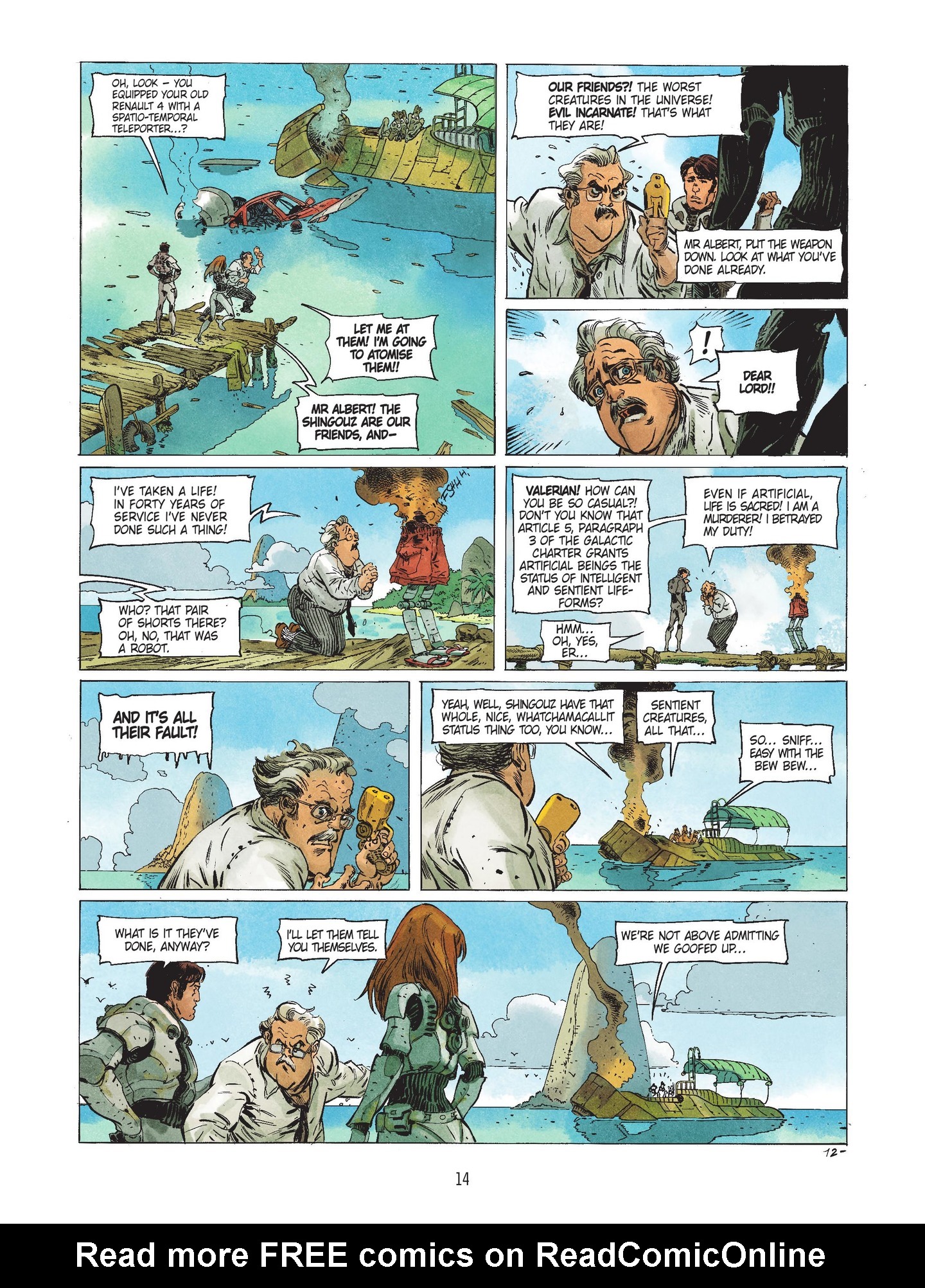 Read online Valerian and Laureline: Shingouzlooz Inc comic -  Issue # Full - 16