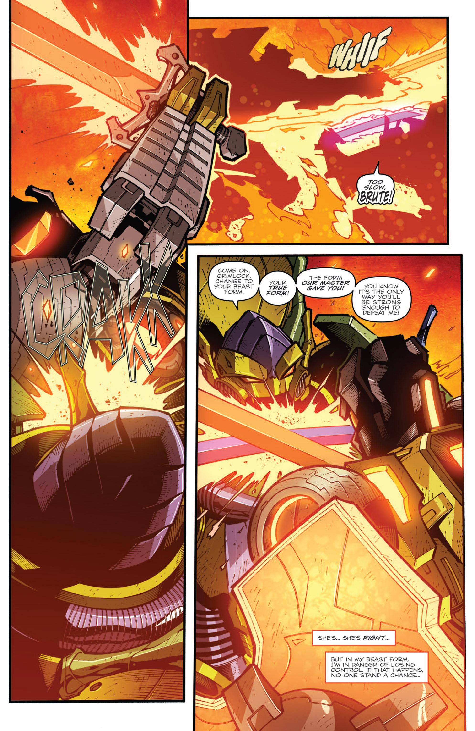 Read online The Transformers Prime: Rage of the Dinobots comic -  Issue #3 - 9