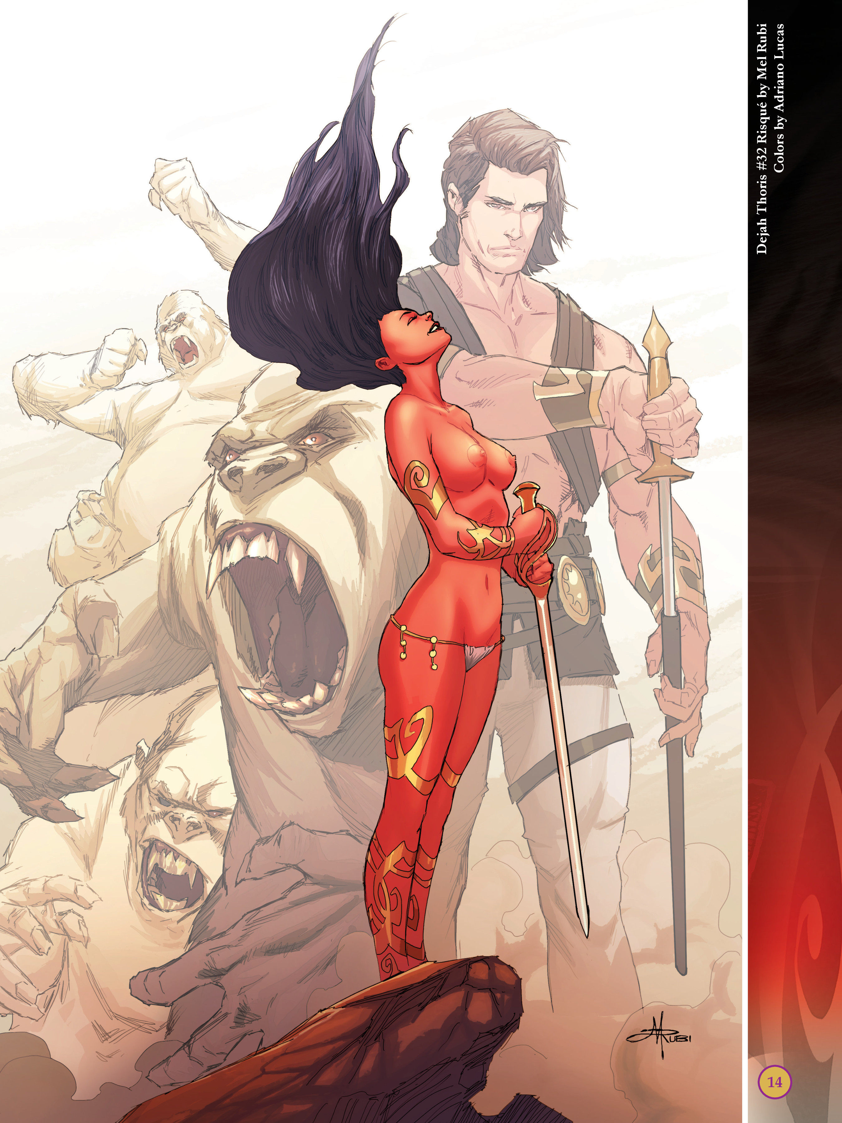 Read online The Art of Dejah Thoris and the Worlds of Mars comic -  Issue # TPB 2 (Part 1) - 13