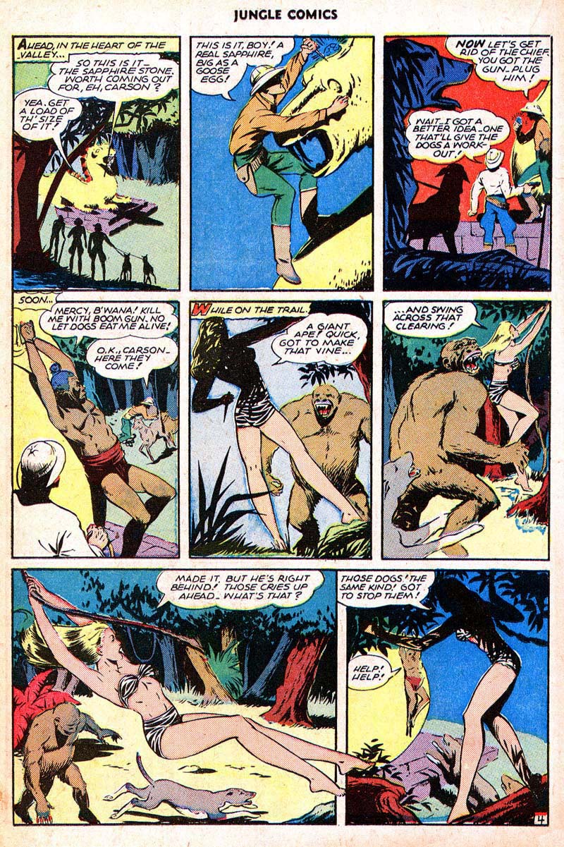 Read online Jungle Comics comic -  Issue #70 - 16