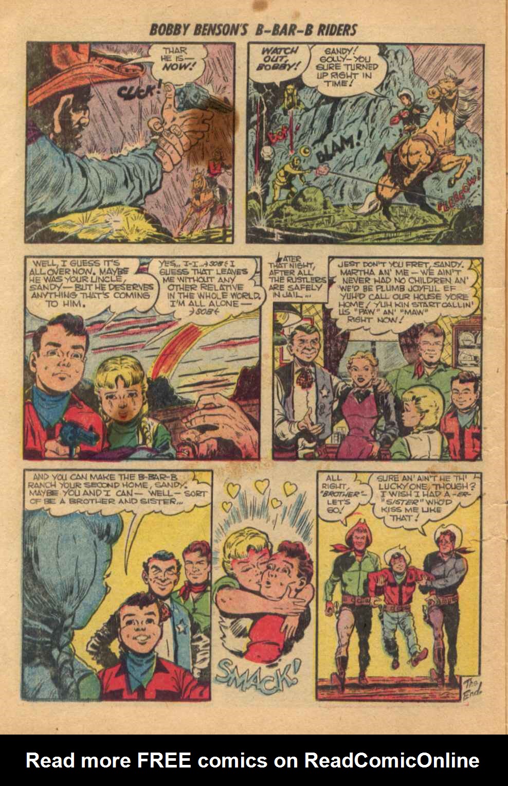 Read online Bobby Benson's B-Bar-B Riders comic -  Issue #15 - 10