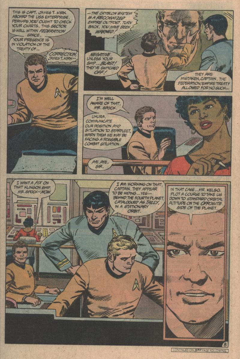 Read online Star Trek (1984) comic -  Issue #30 - 9