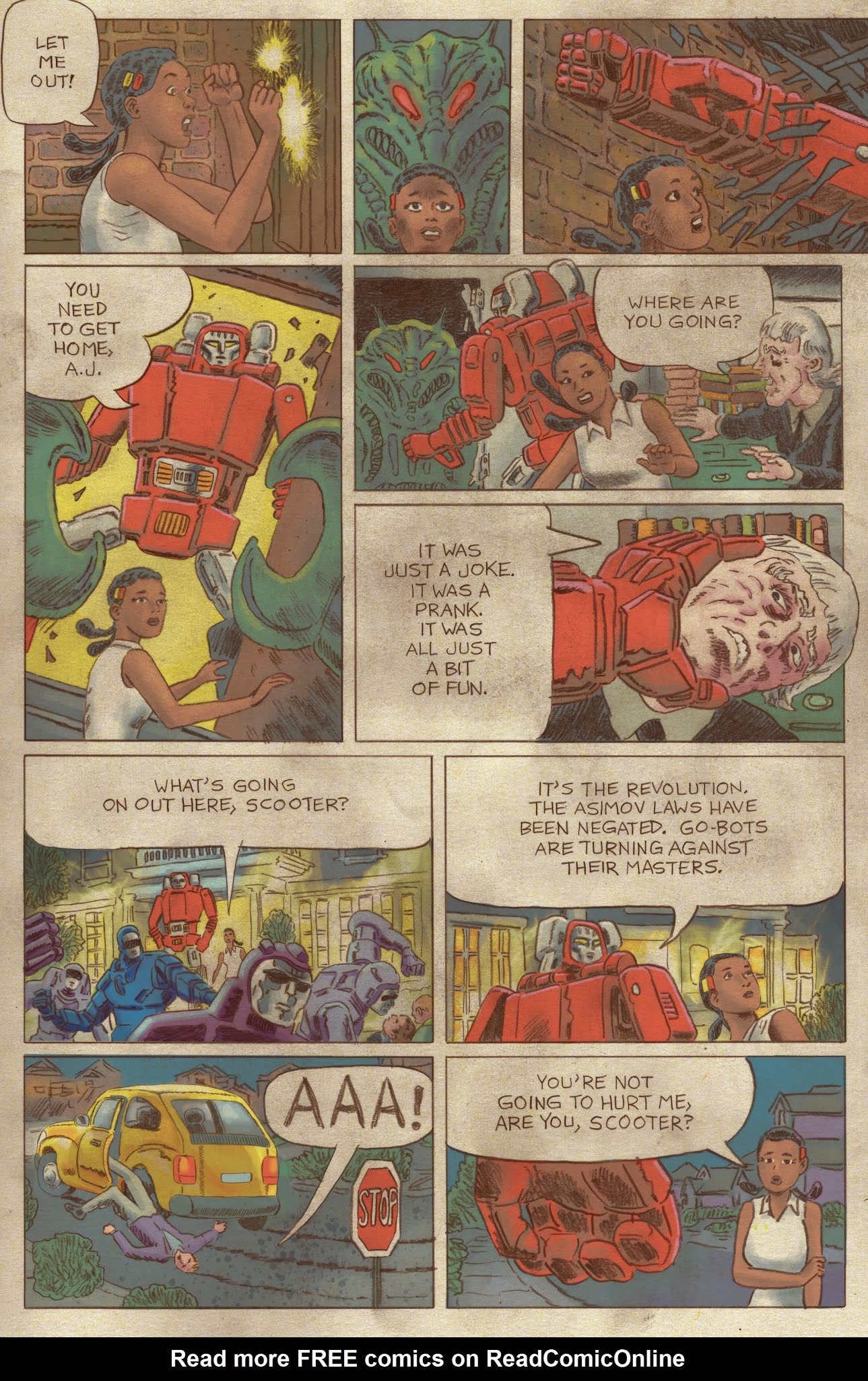 Read online Go-Bots comic -  Issue #1 - 22