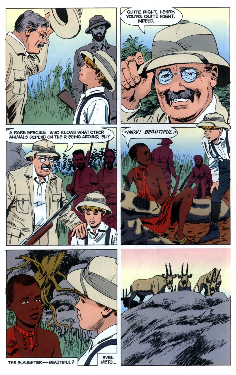 Read online Young Indiana Jones Chronicles comic -  Issue #4 - 24