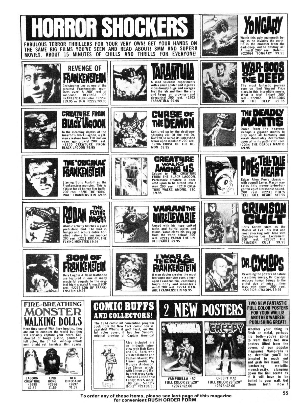 Read online Vampirella (1969) comic -  Issue #53 - 55