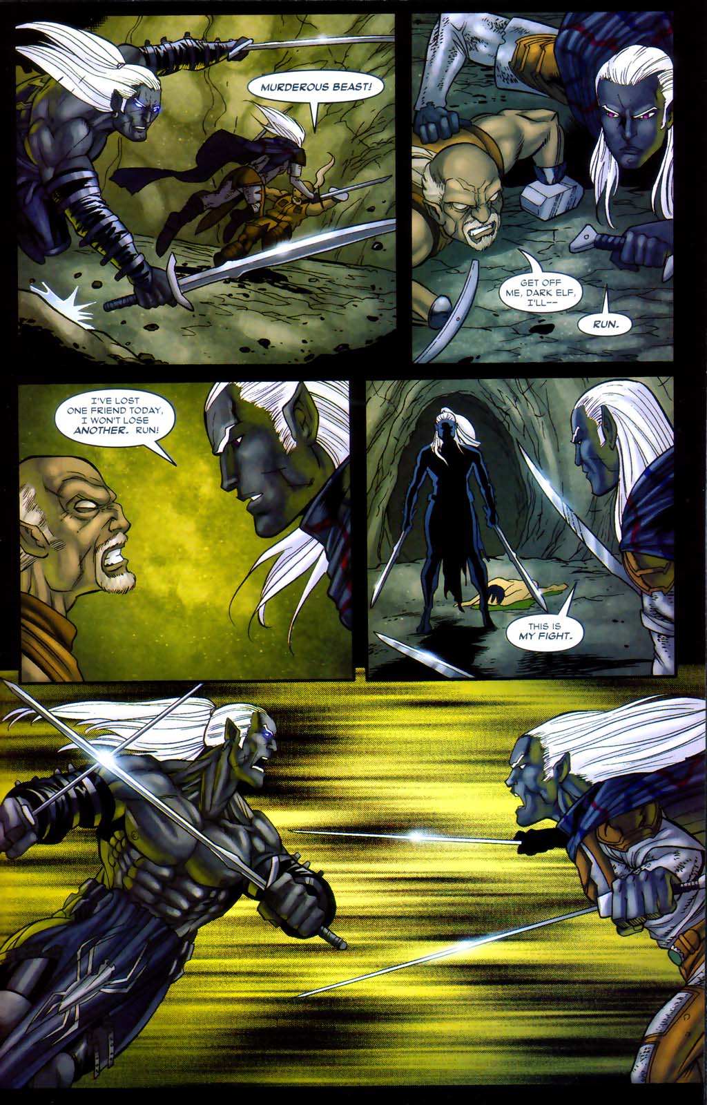 Read online Forgotten Realms: Exile comic -  Issue #3 - 34