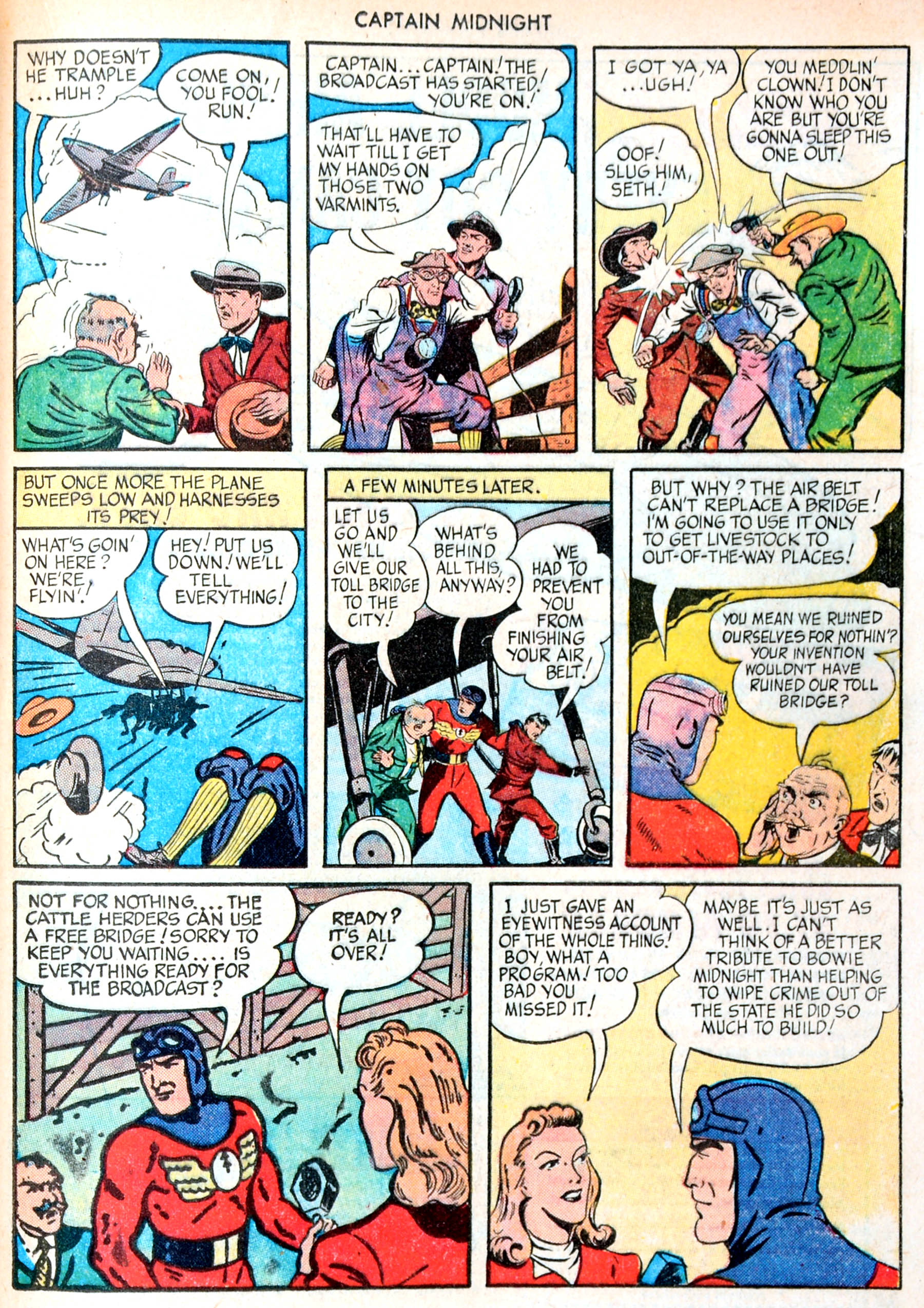 Read online Captain Midnight (1942) comic -  Issue #25 - 21