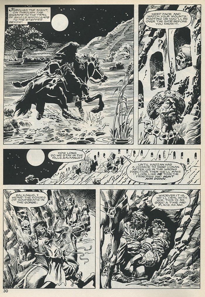 Read online The Savage Sword Of Conan comic -  Issue #131 - 30