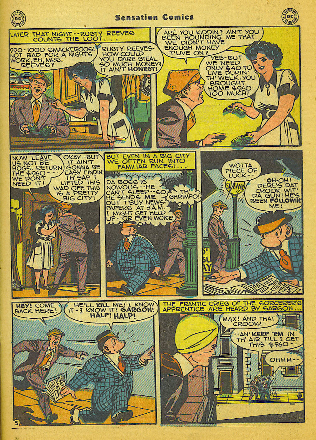 Read online Sensation (Mystery) Comics comic -  Issue #66 - 29