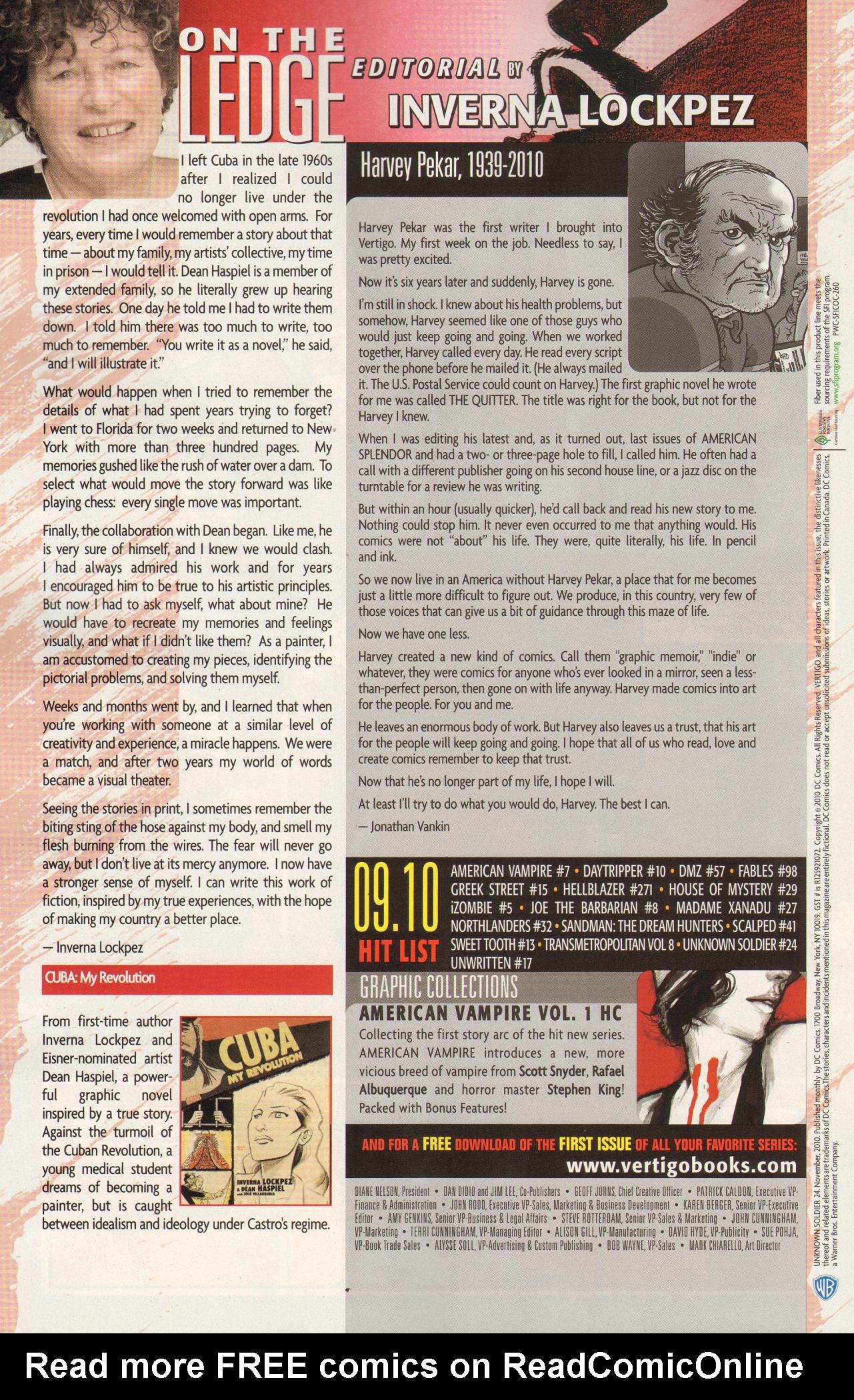 Read online Unknown Soldier (2008) comic -  Issue #24 - 28