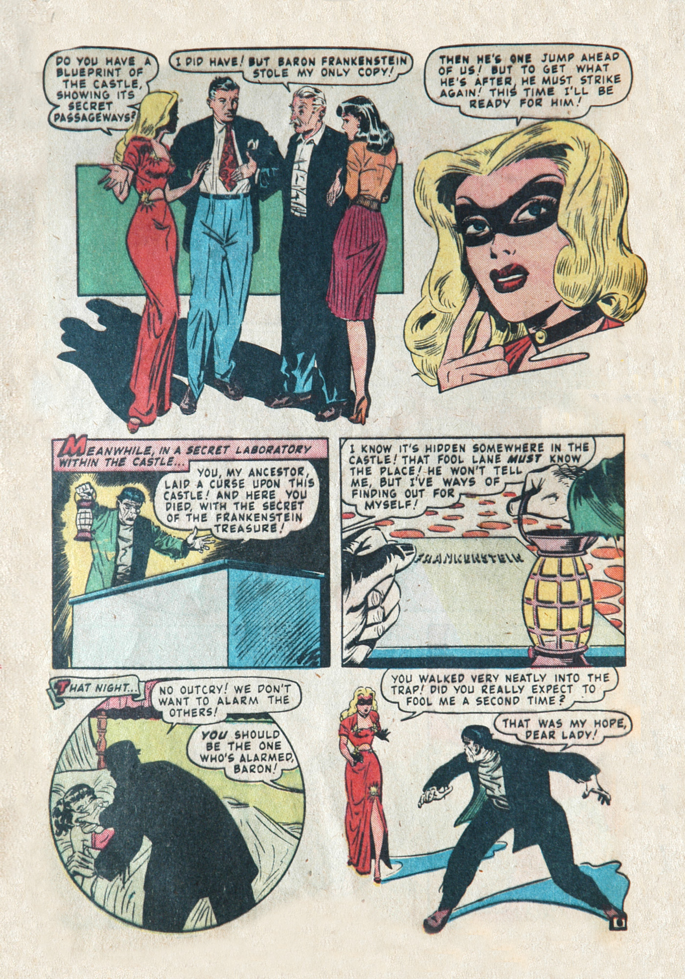 Read online Blonde Phantom Comics comic -  Issue #14 - 8