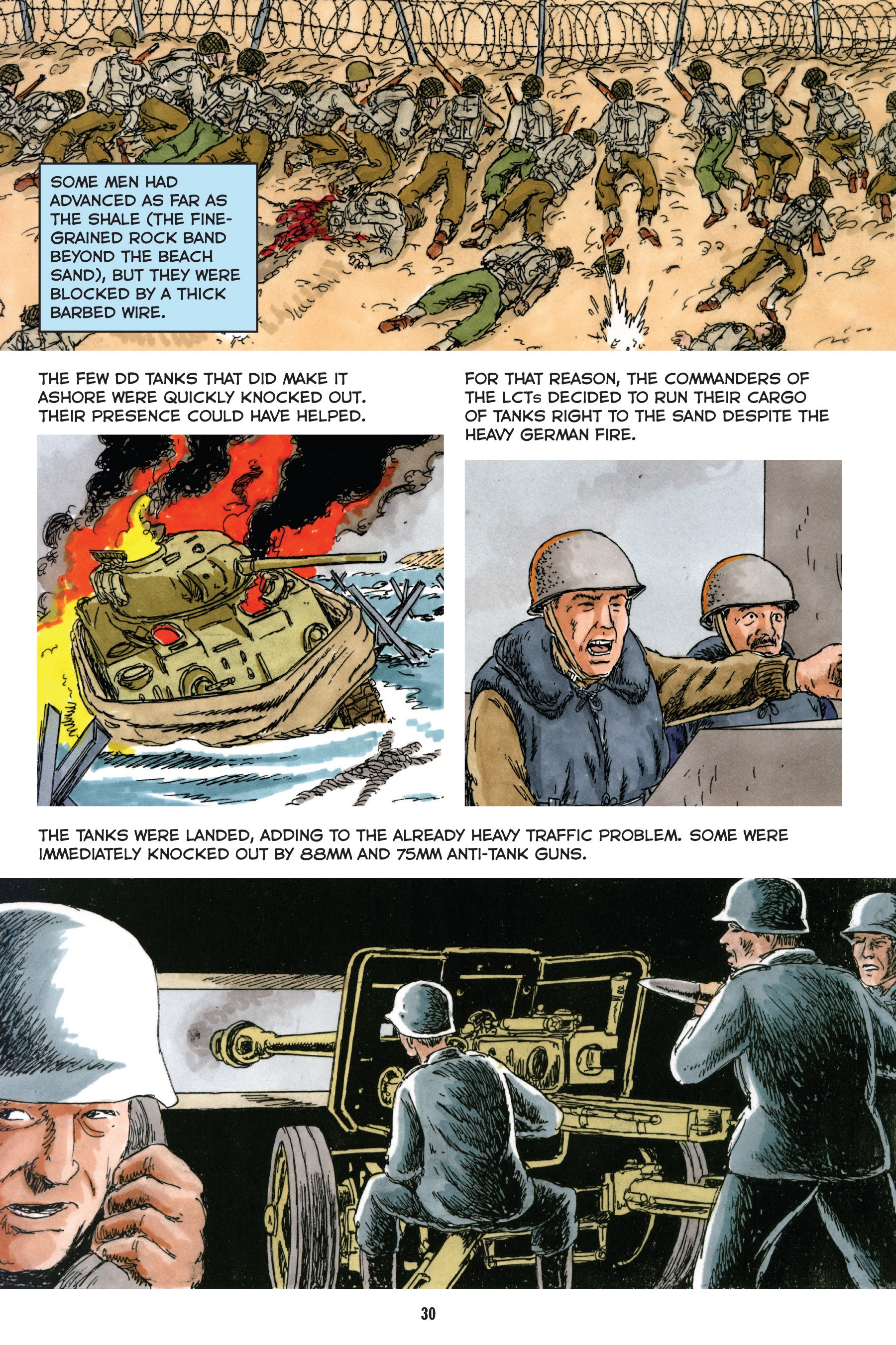 Read online Normandy: A Graphic History of D-Day, the Allied Invasion of Hitler's Fortress Europe comic -  Issue # TPB - 31