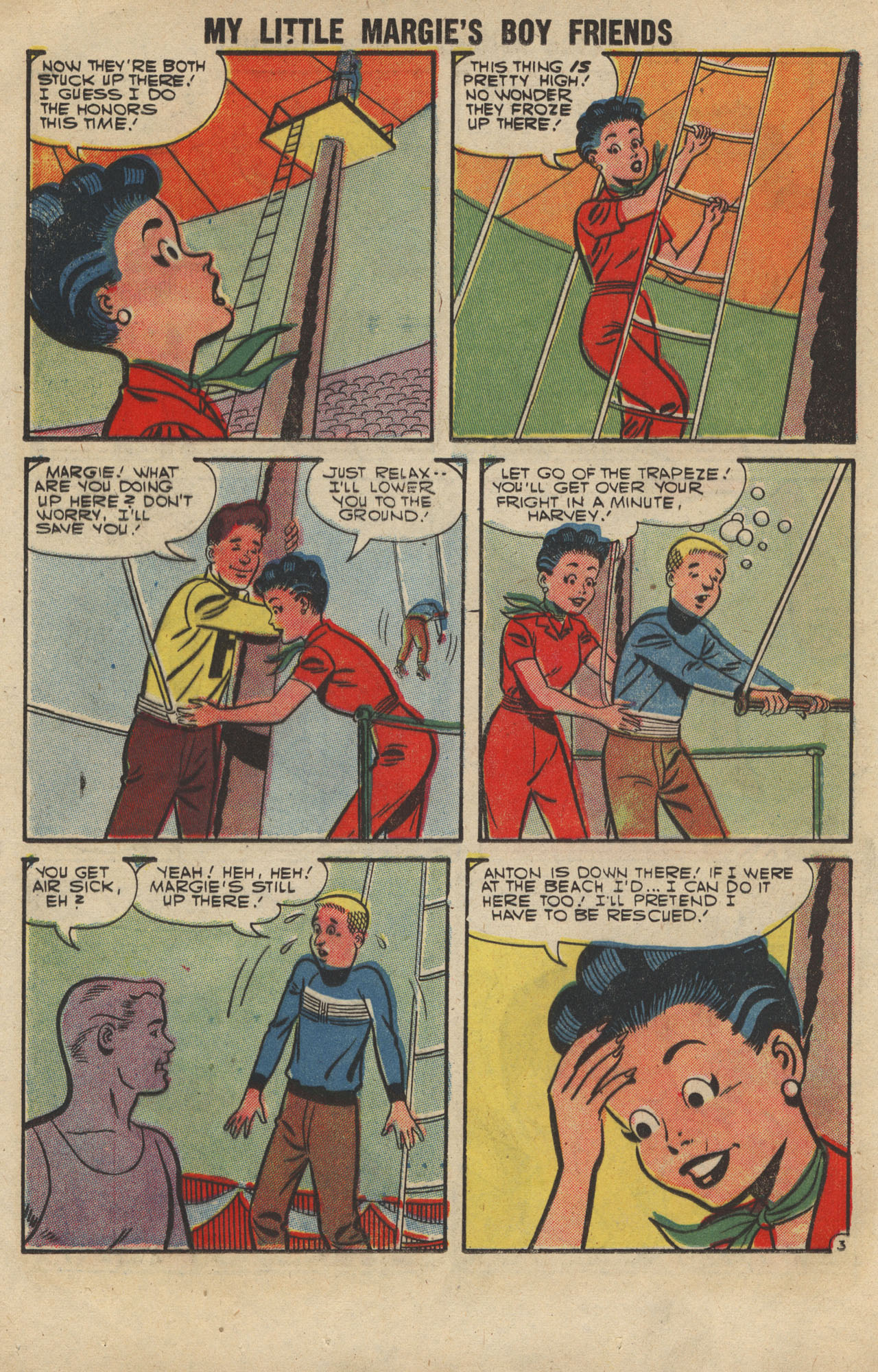Read online My Little Margie's Boy Friends comic -  Issue #7 - 12
