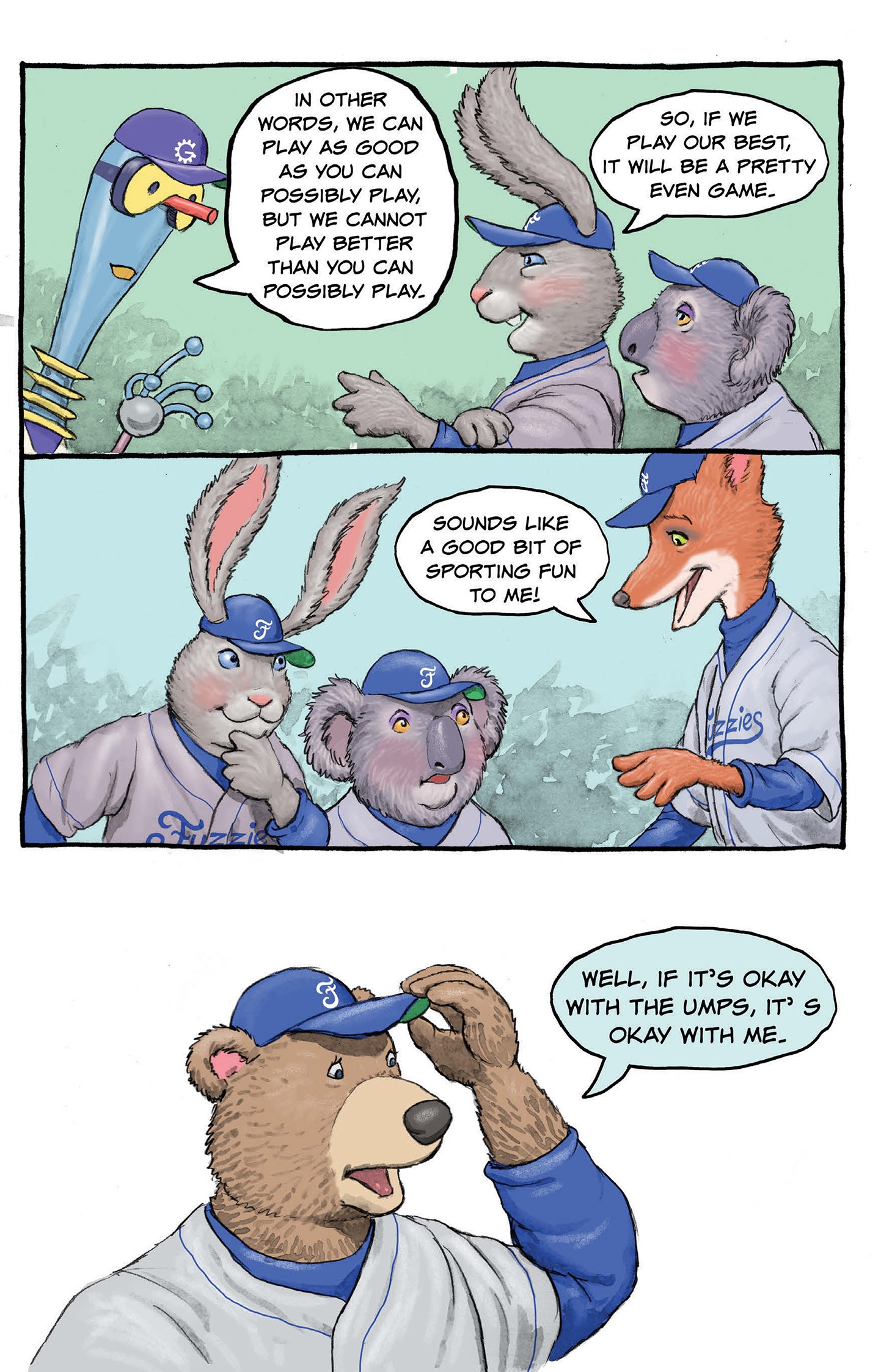 Read online Fuzzy Baseball comic -  Issue #3 - 19