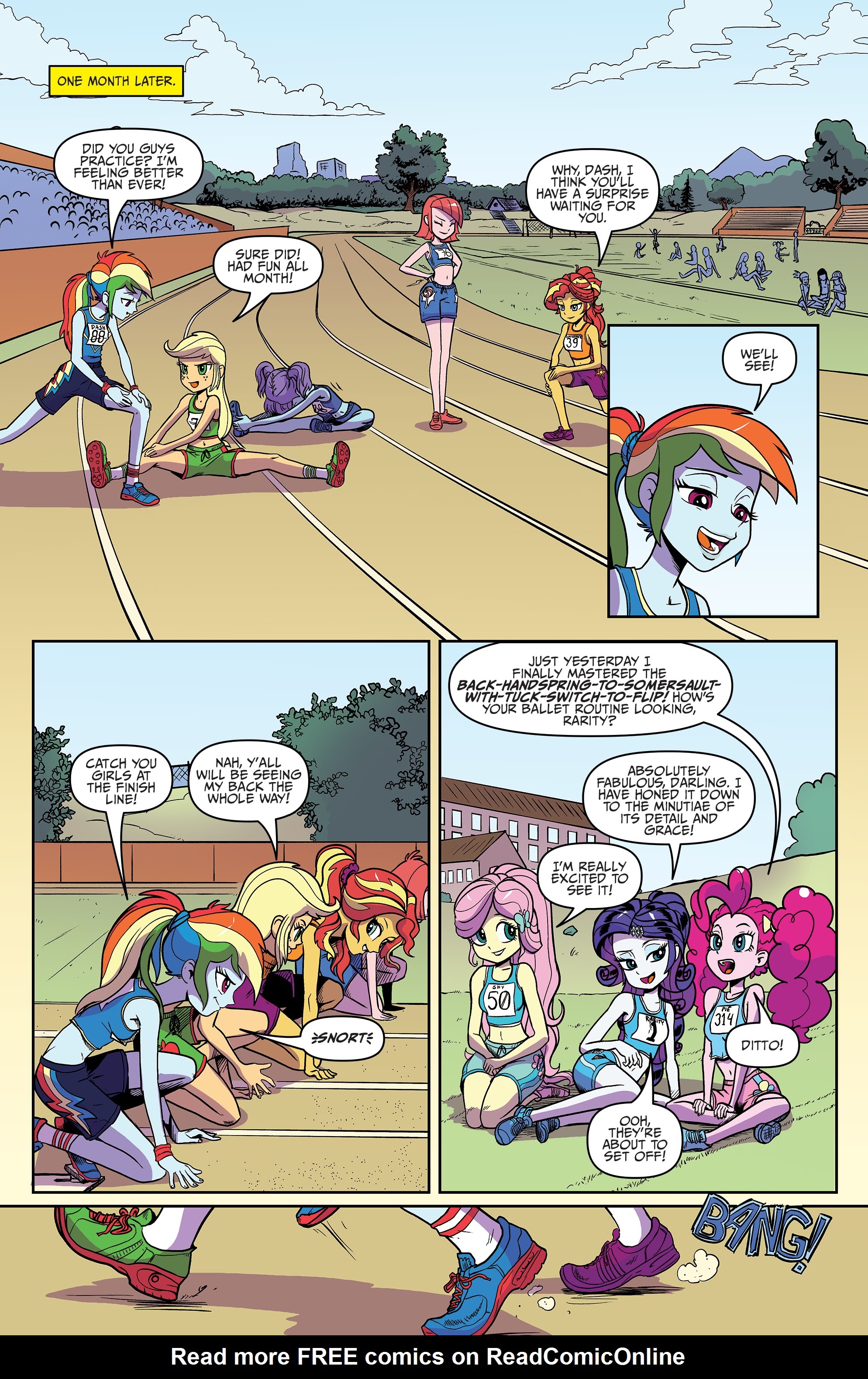 Read online My Little Pony Equestria Girls: Canterlot High: March Radness comic -  Issue # Full - 27