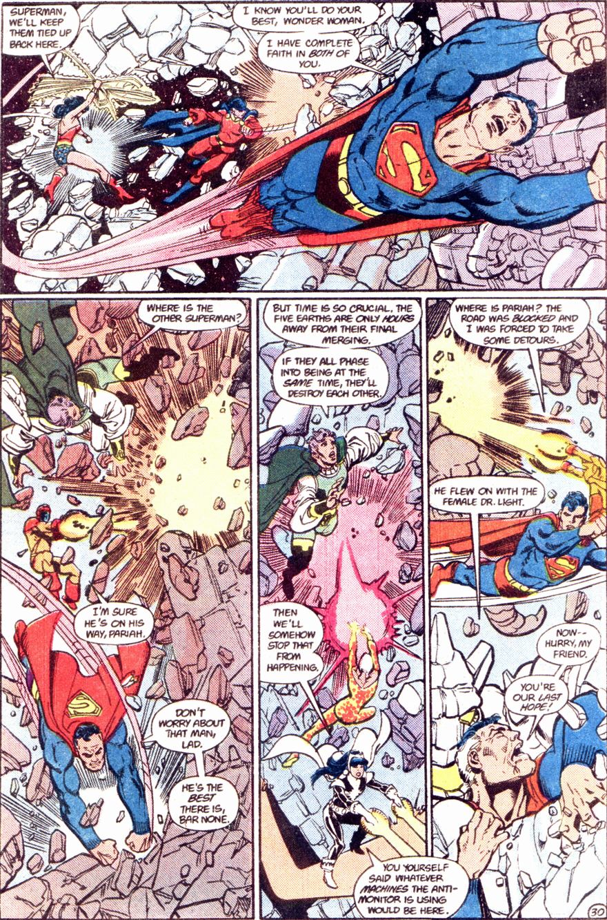 Read online Crisis on Infinite Earths (1985) comic -  Issue #7 - 30