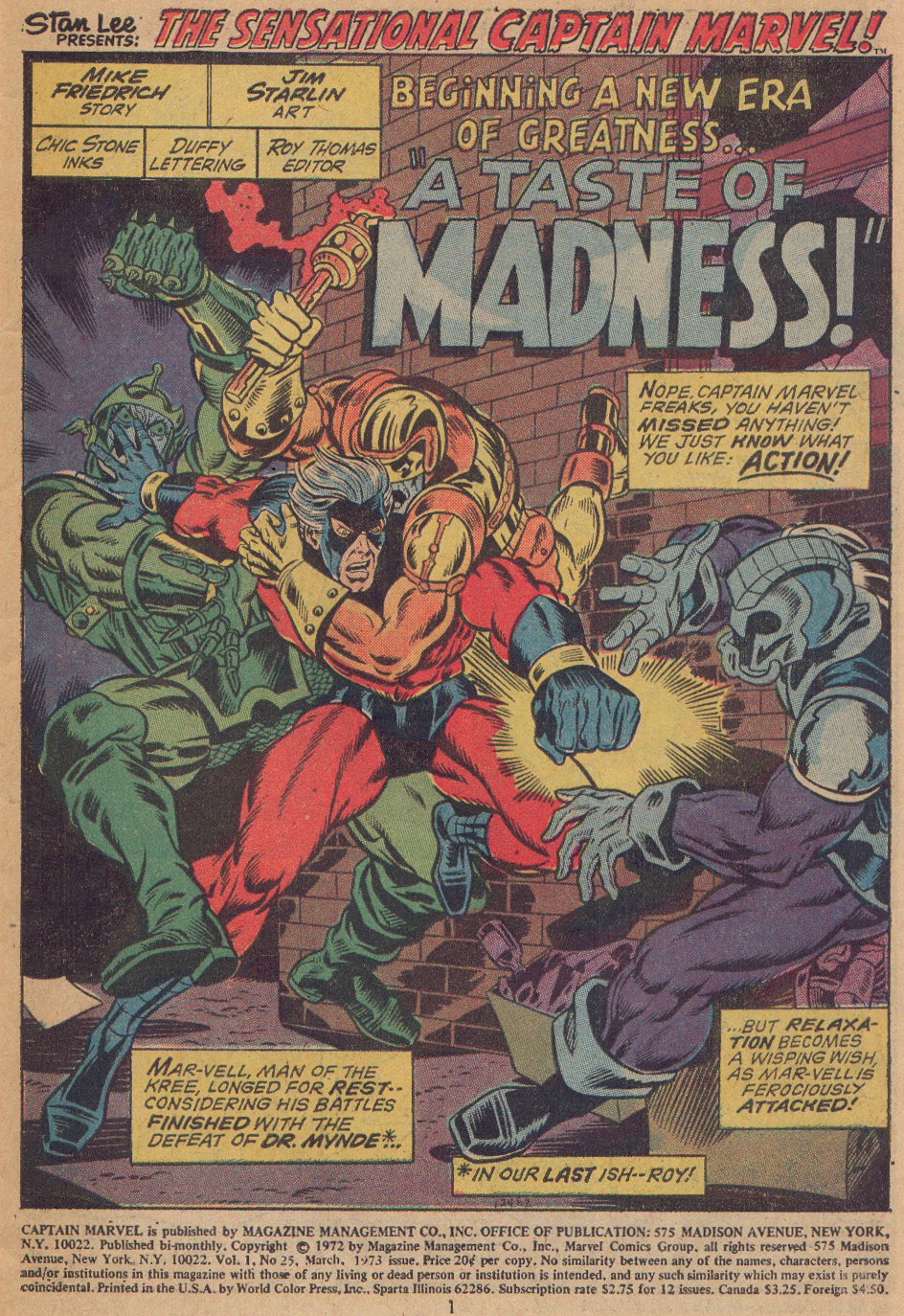 Captain Marvel (1968) Issue #25 #25 - English 2