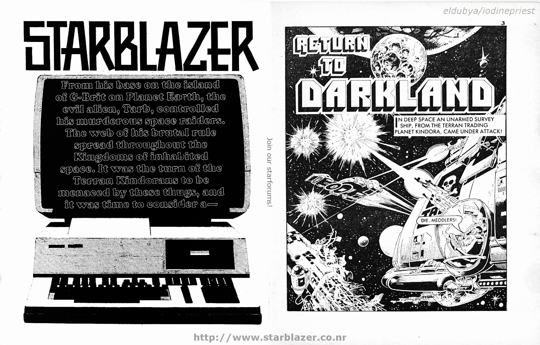 Read online Starblazer comic -  Issue #155 - 3