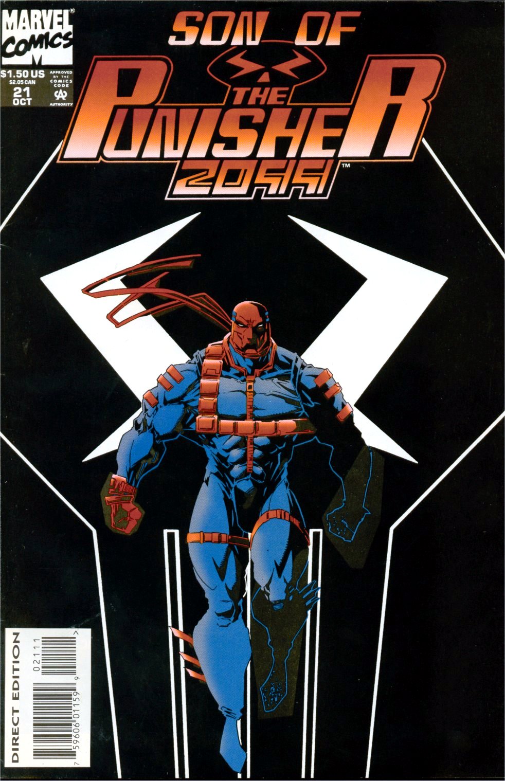 Read online Punisher 2099 comic -  Issue #21 - 1