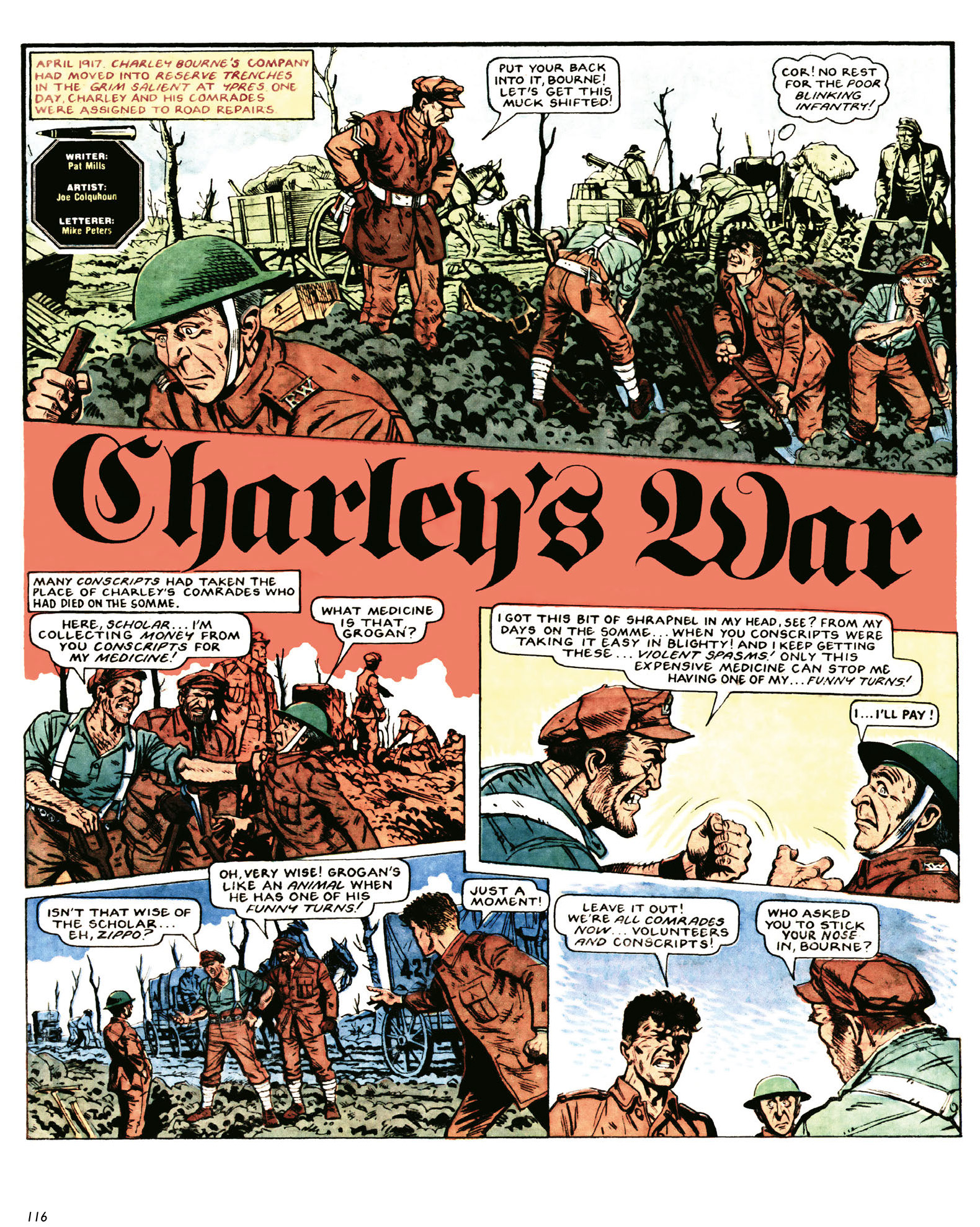 Read online Charley's War: The Definitive Collection comic -  Issue # TPB 2 - 116
