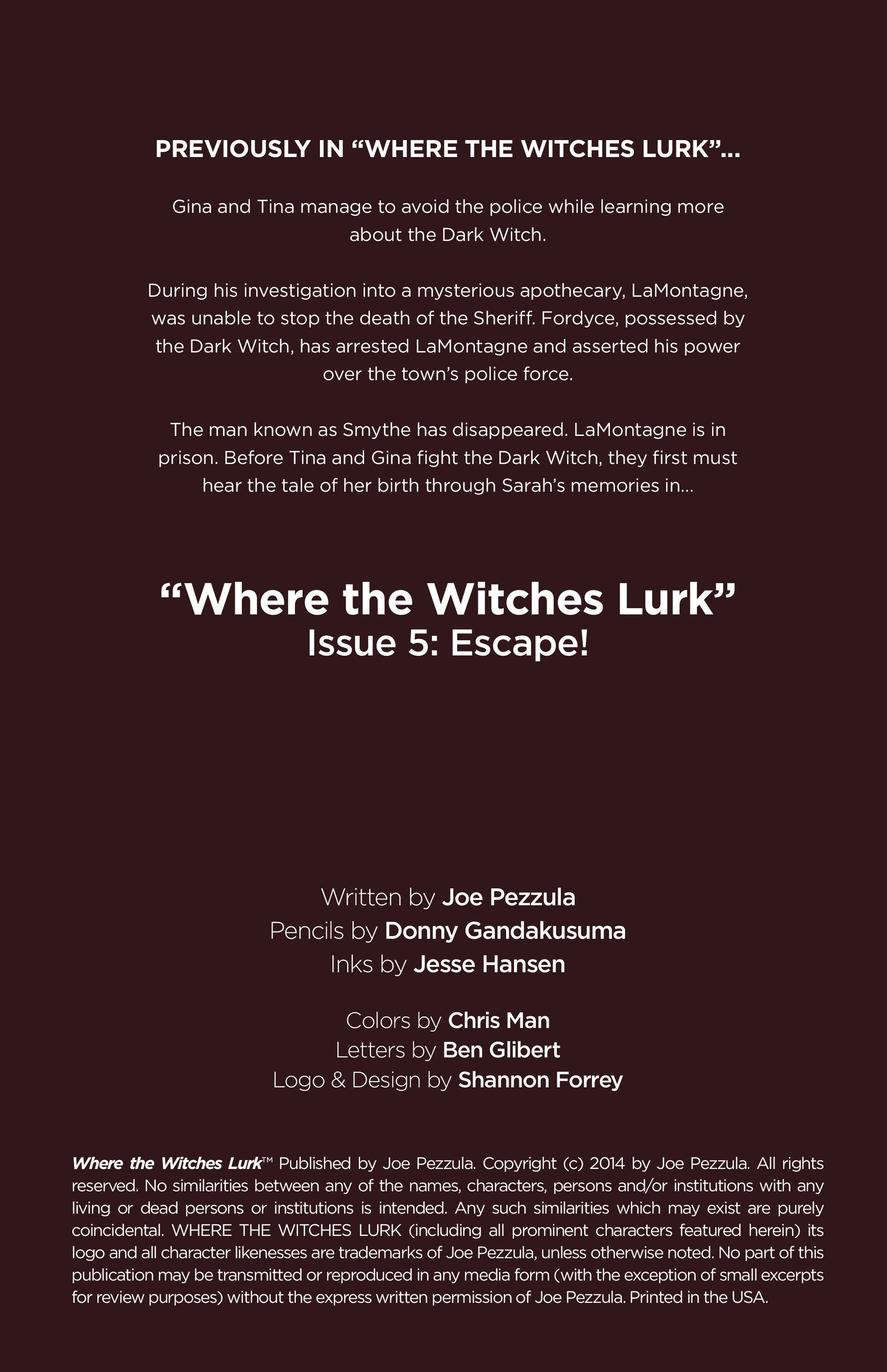 Read online Where the Witches Lurk comic -  Issue #5 - 2