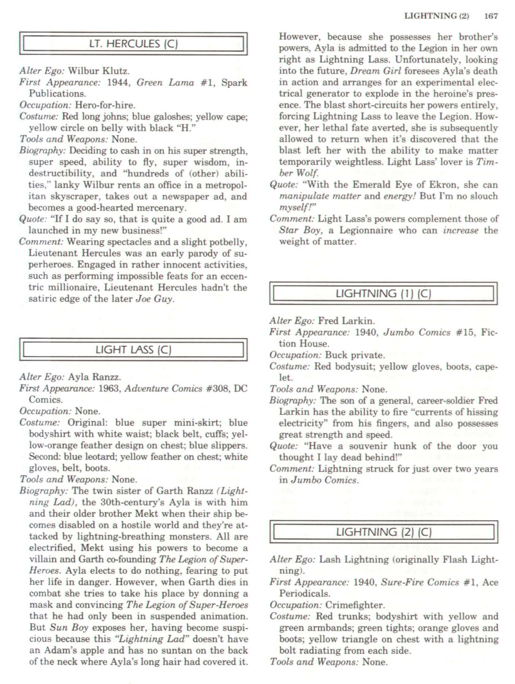 Read online The Encyclopedia of Superheroes comic -  Issue # TPB (Part 2) - 94