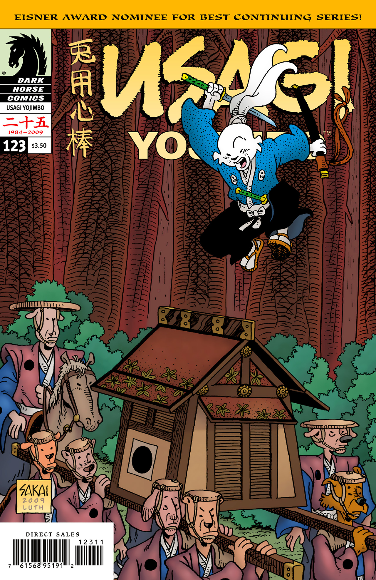 Read online Usagi Yojimbo (1996) comic -  Issue #123 - 1