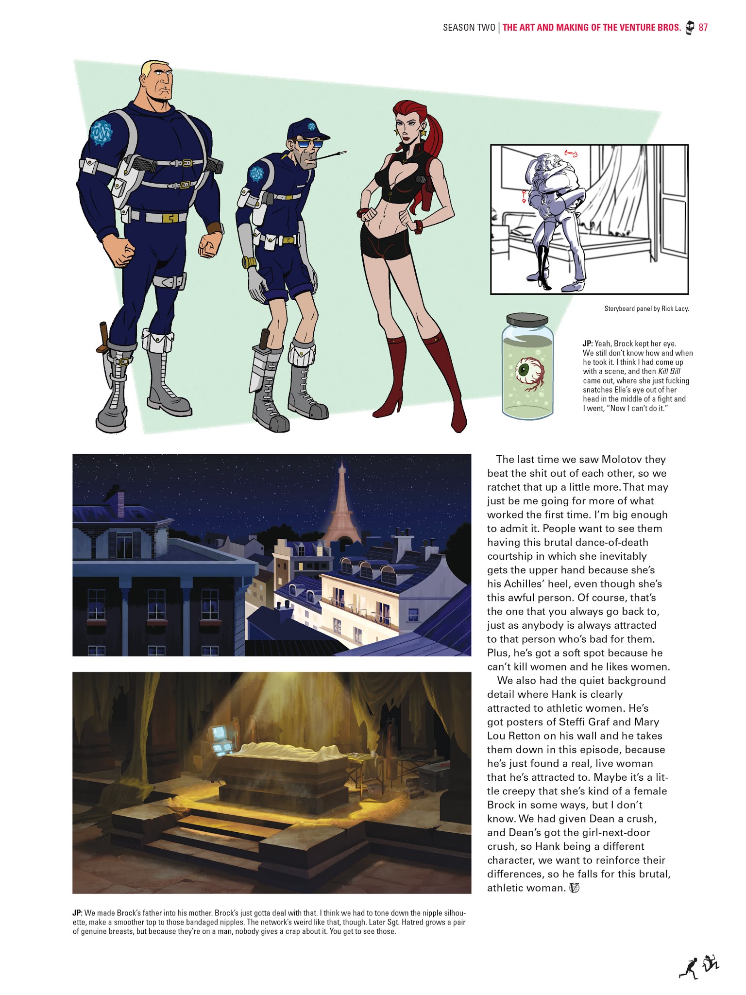 Read online Go Team Venture!: The Art and Making of The Venture Bros. comic -  Issue # TPB (Part 1) - 87
