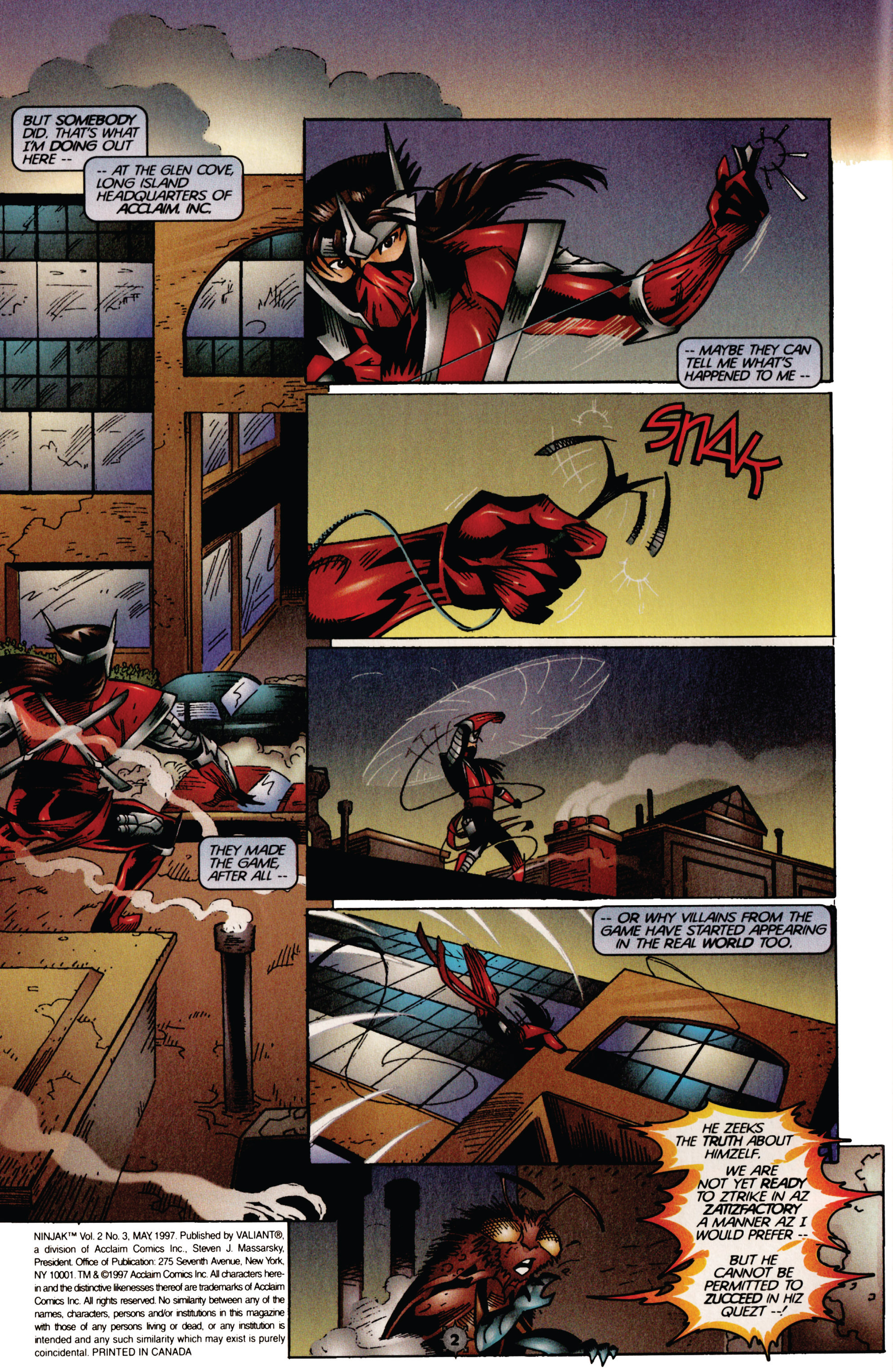 Read online Ninjak (1997) comic -  Issue #3 - 3