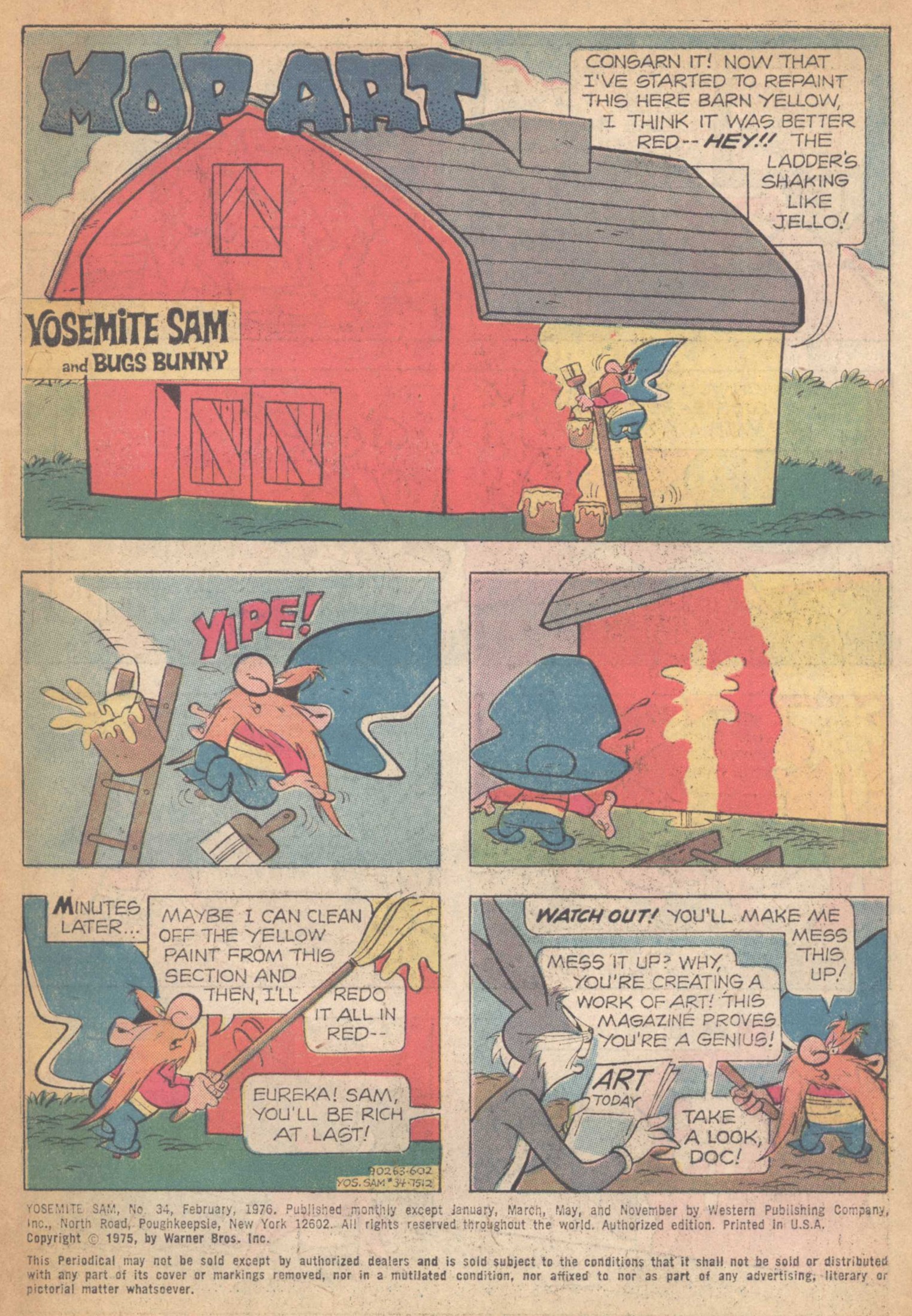Read online Yosemite Sam and Bugs Bunny comic -  Issue #34 - 3