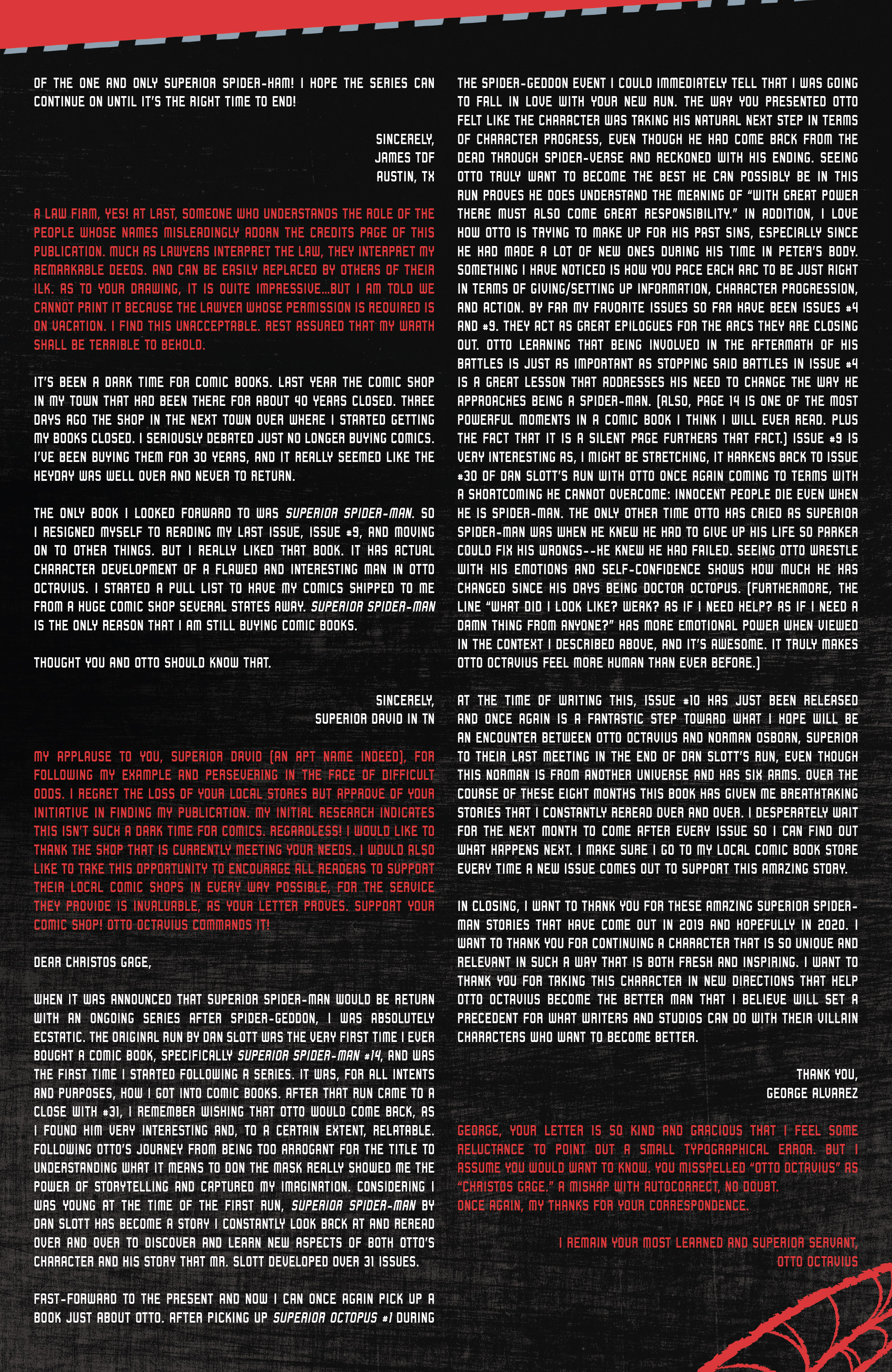 Read online Superior Spider-Man (2019) comic -  Issue #11 - 24