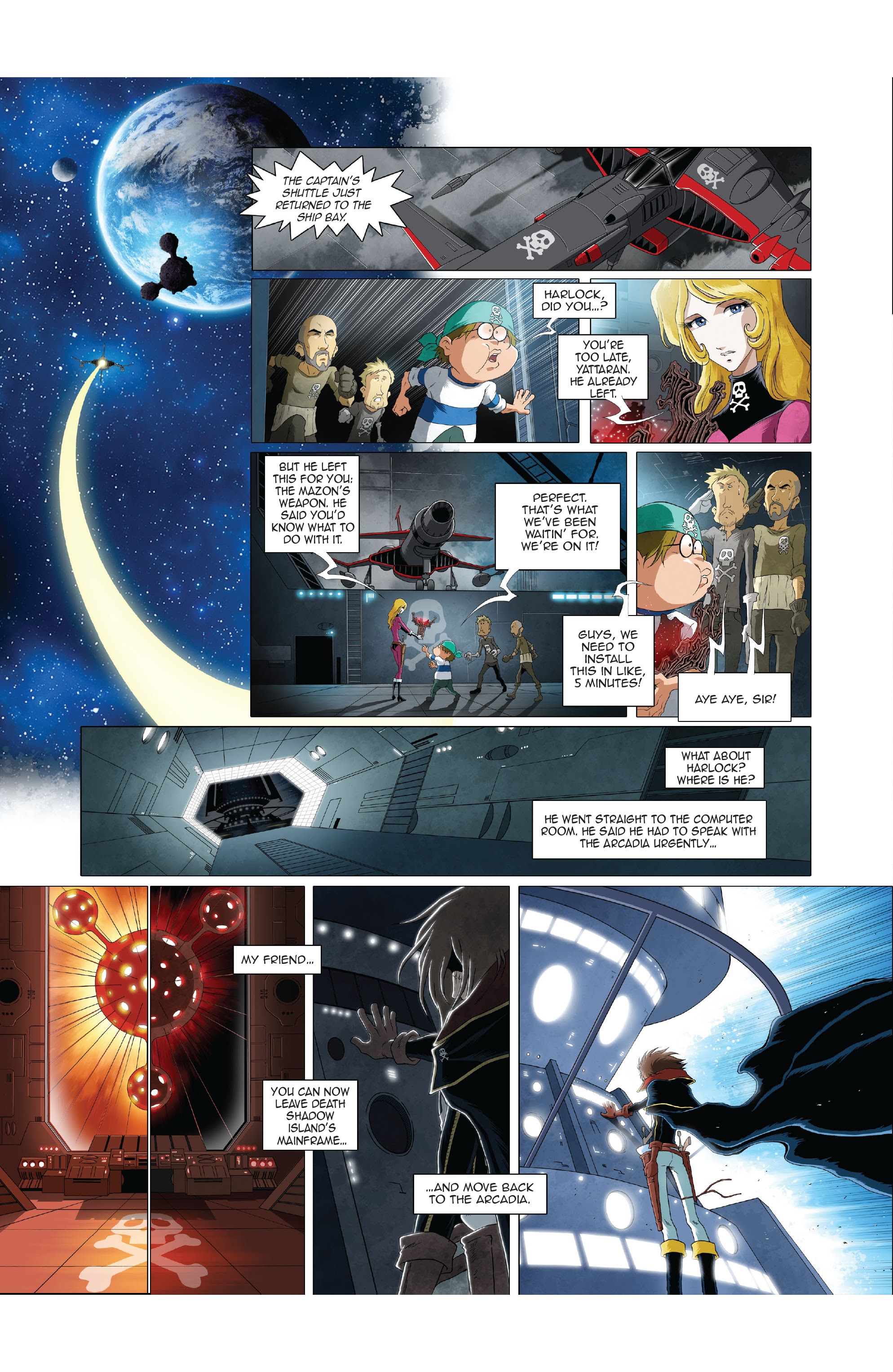 Read online Space Pirate Captain Harlock comic -  Issue #5 - 25