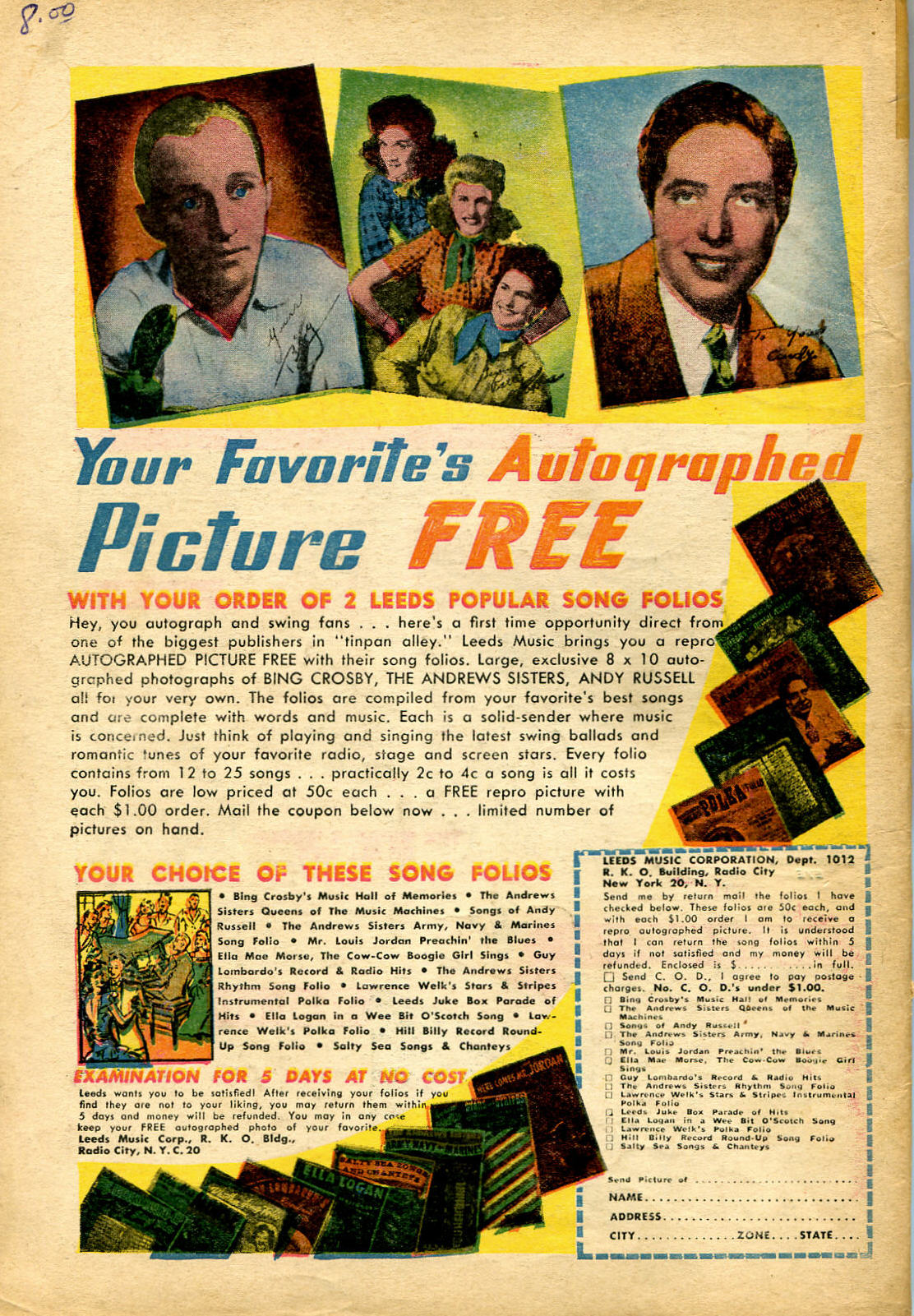 Read online Comics on Parade comic -  Issue #51 - 52
